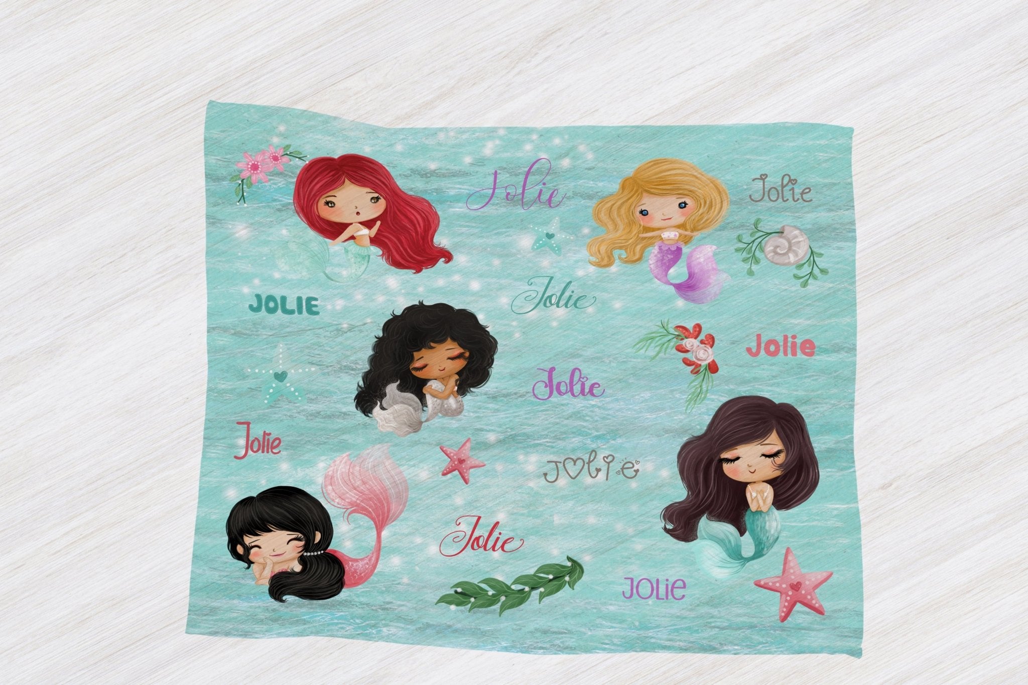 FISH PERSONALIZED Name Minky Blanket – Twinklette