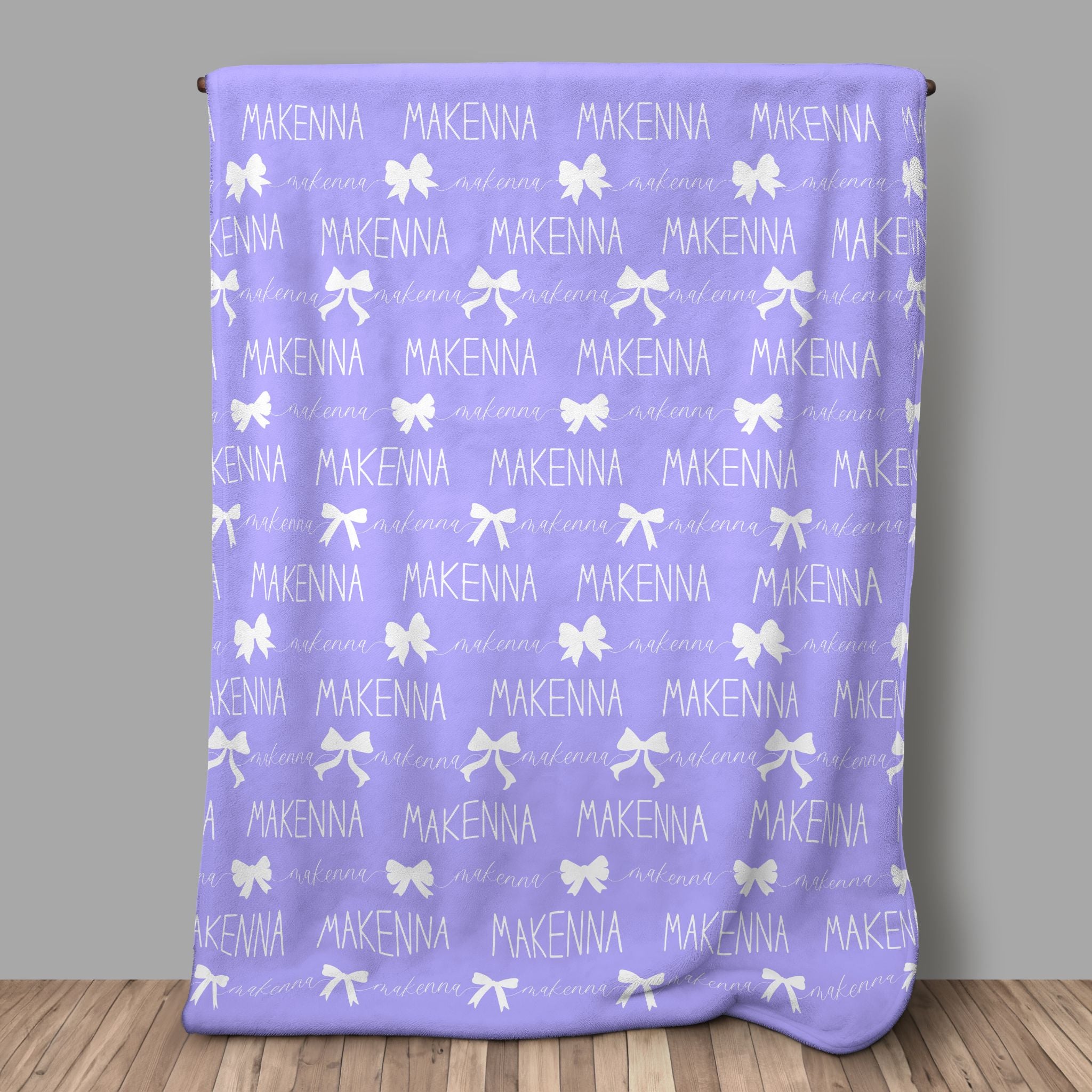 Name Bow Blanket
