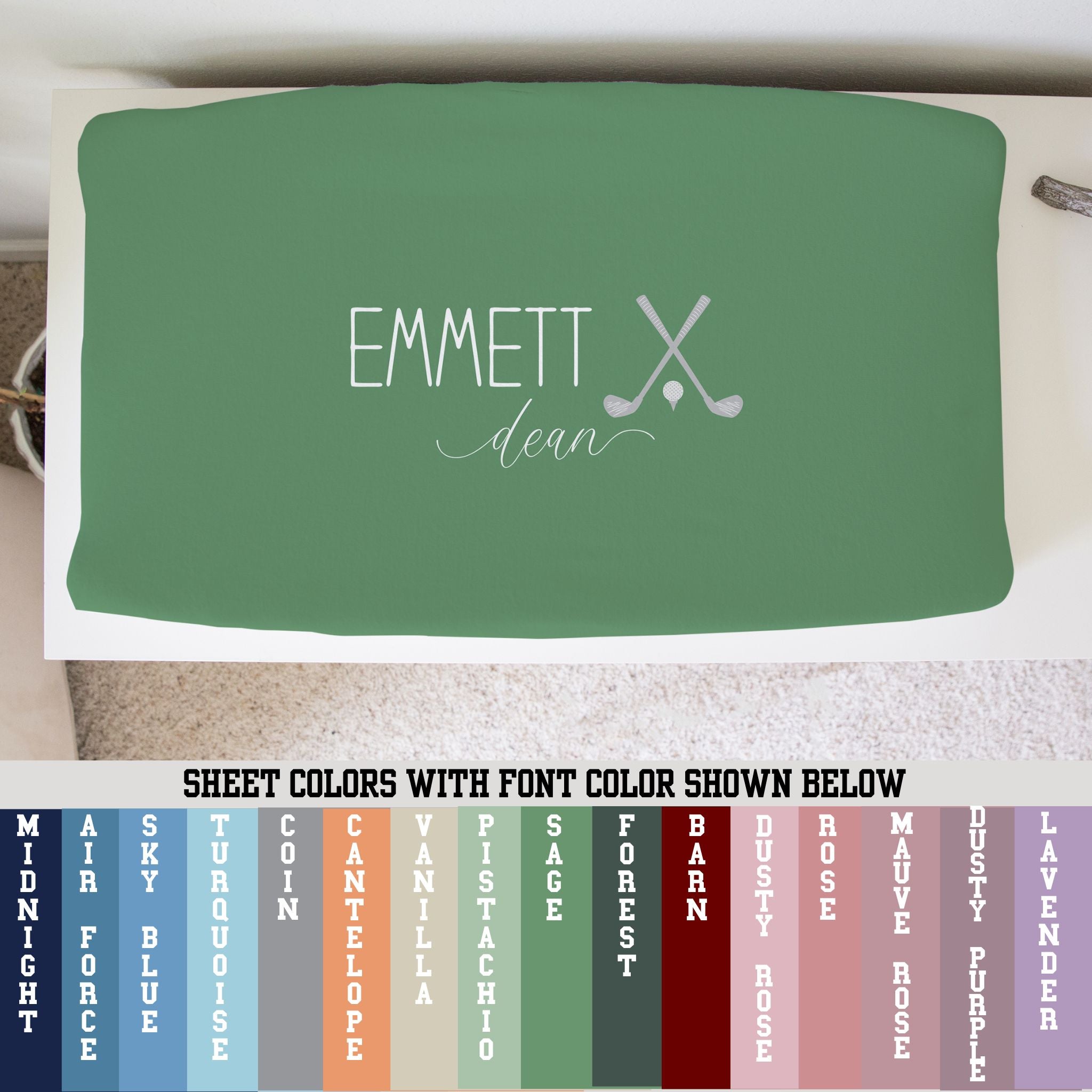 Golf Changing Pad Cover