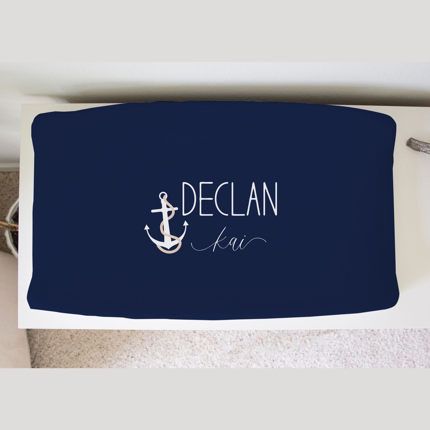 Nautical Changing Pad Cover
