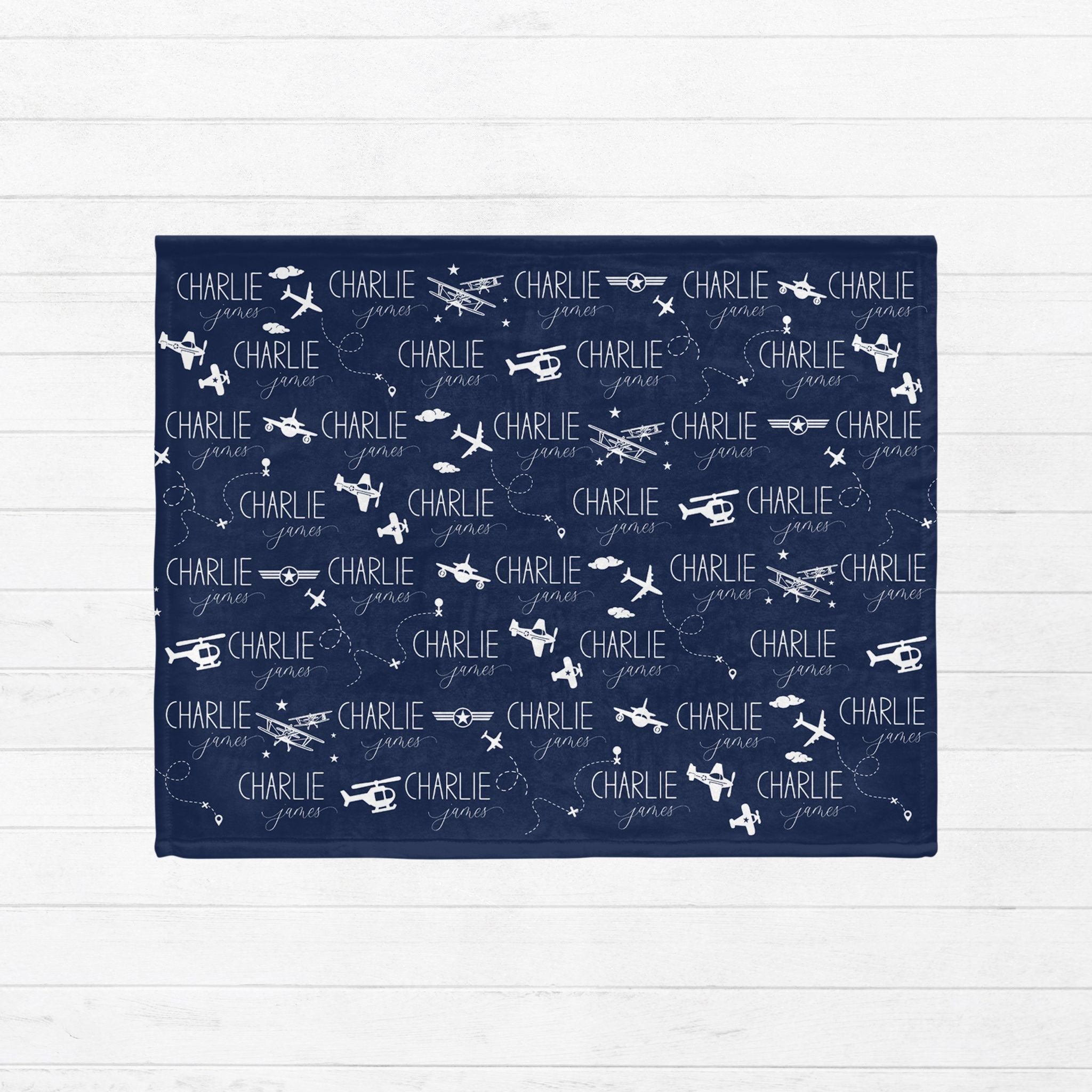 Airplane Baby Minky Blanket - Twinklette™
