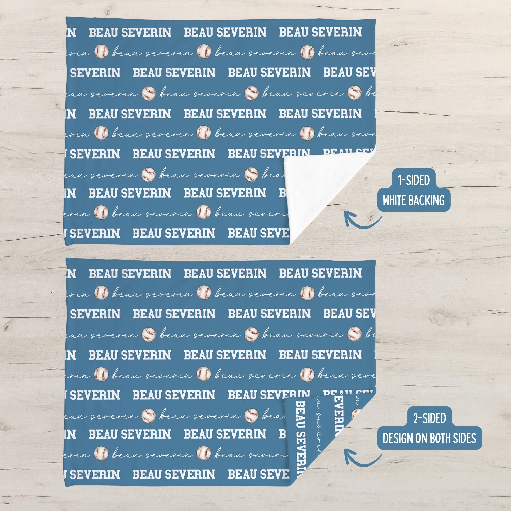 Baseball Baby Minky Blanket - Twinklette™