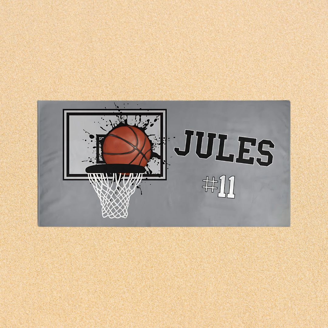 Basketball Beach Towel - Twinklette™