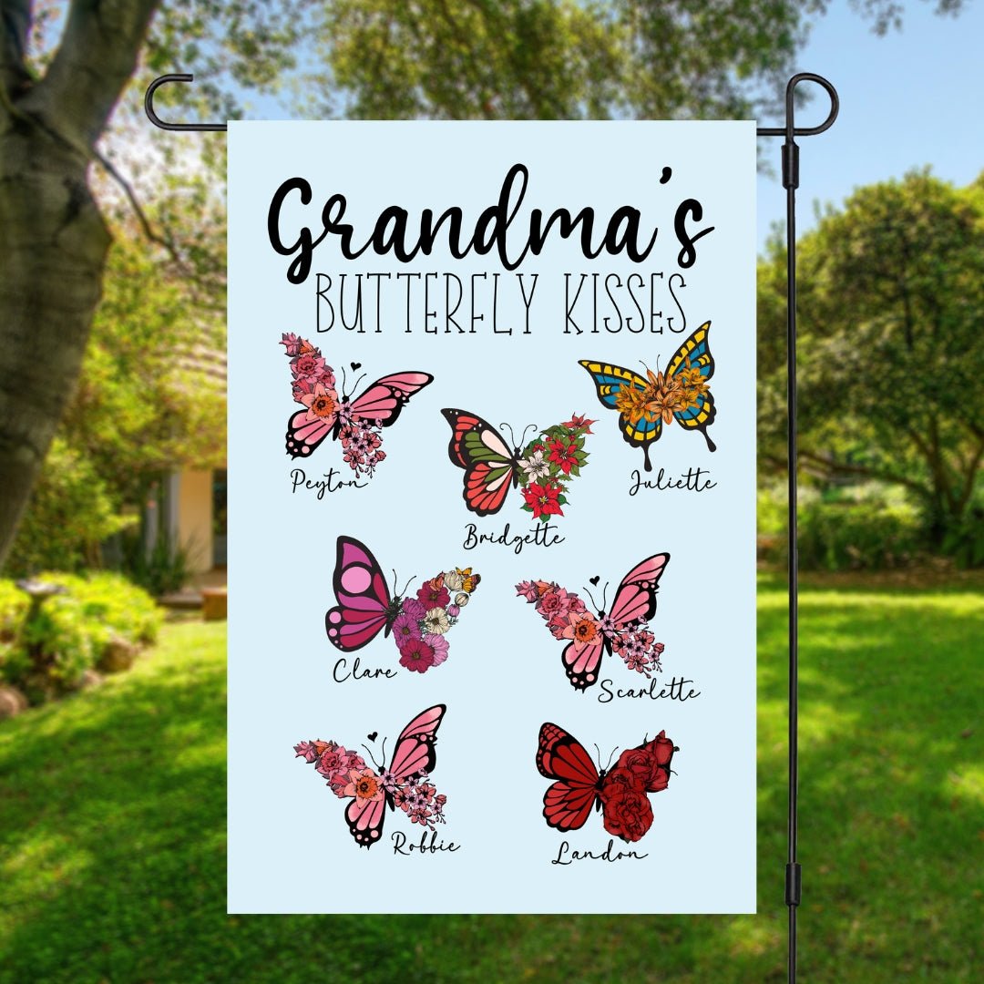 Butterfly Kisses Garden Flag - Twinklette™