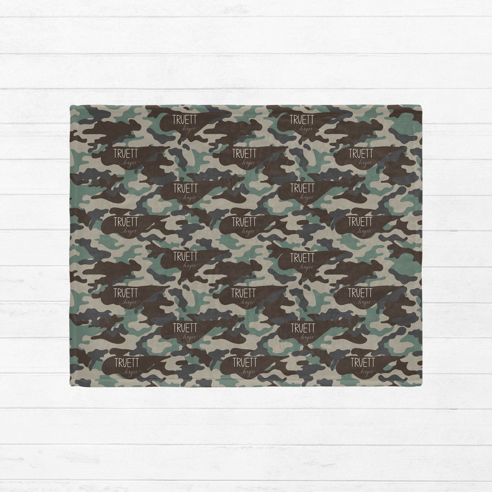 Camo Baby Minky Blanket - Twinklette™