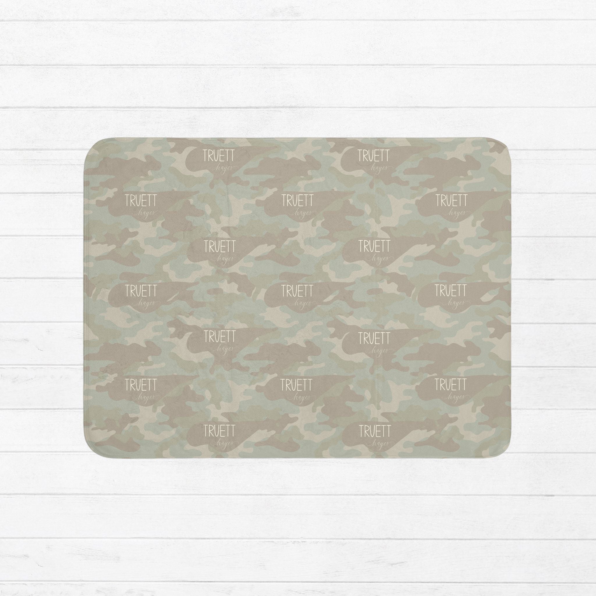 Camo Baby Sherpa Blanket - Twinklette™