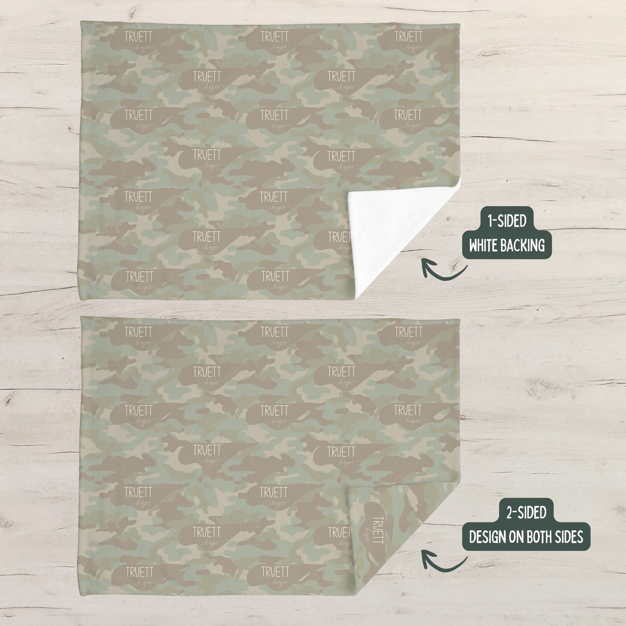 Camo Minky Blanket - Twinklette™