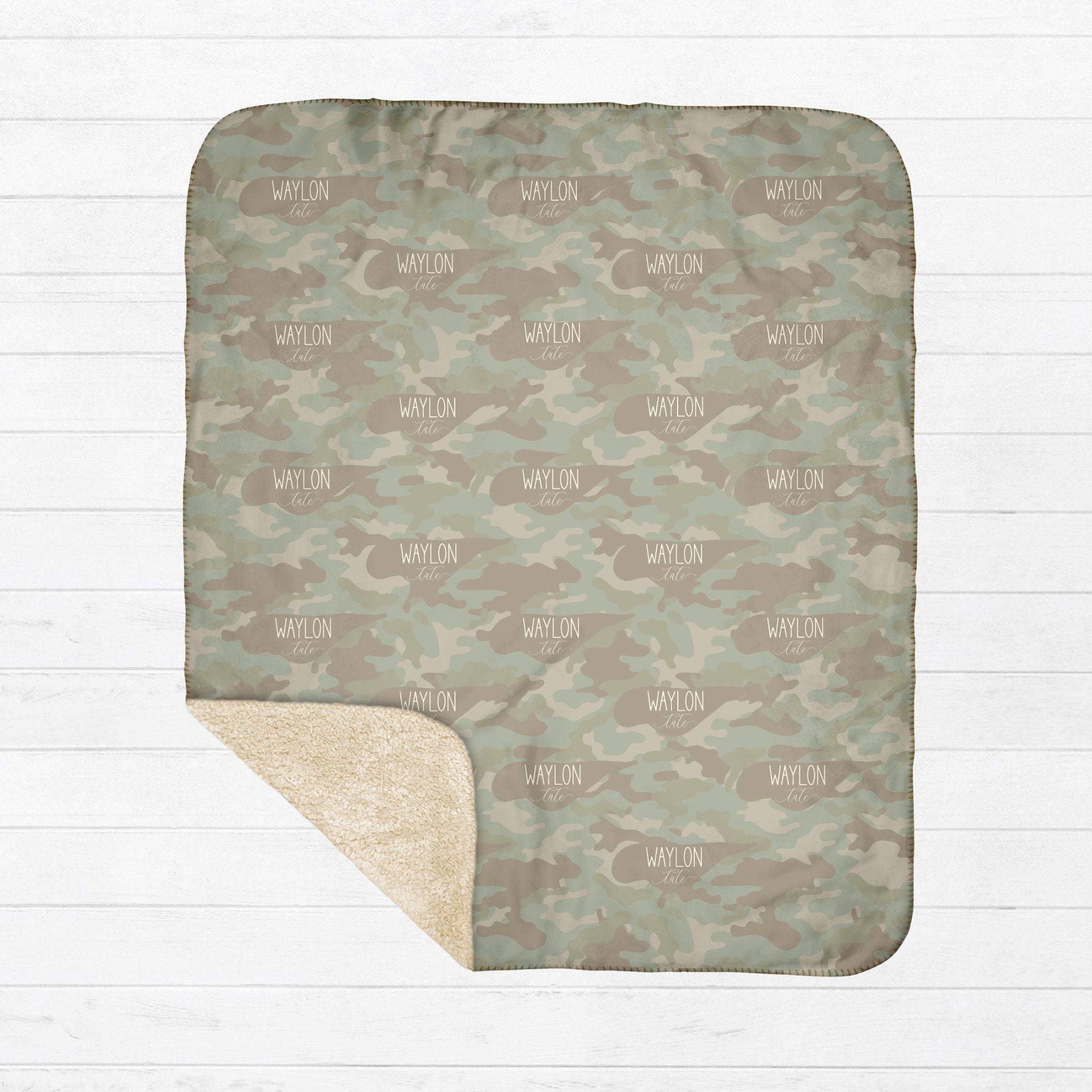 Camo Sherpa Blankets - Twinklette™