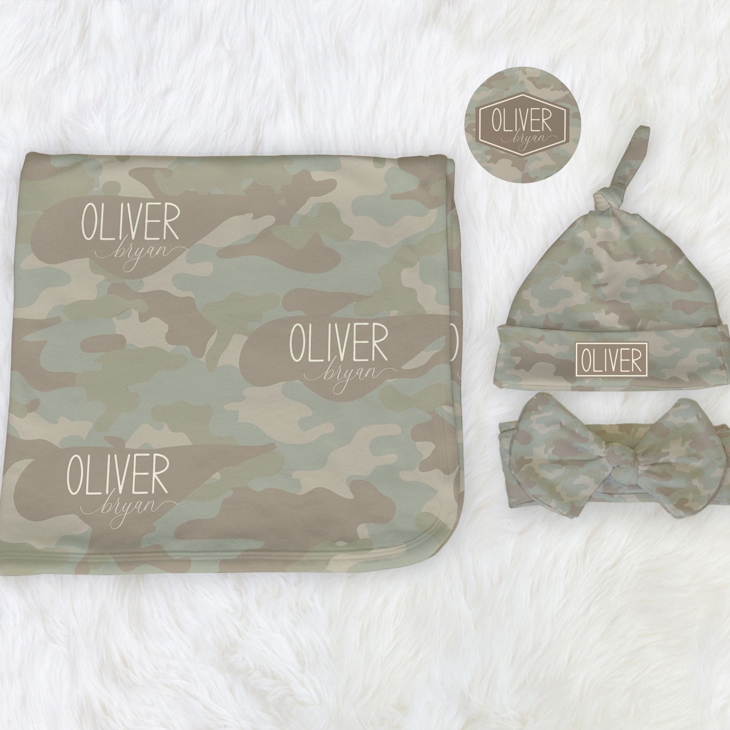Camo Swaddle Set - Twinklette™