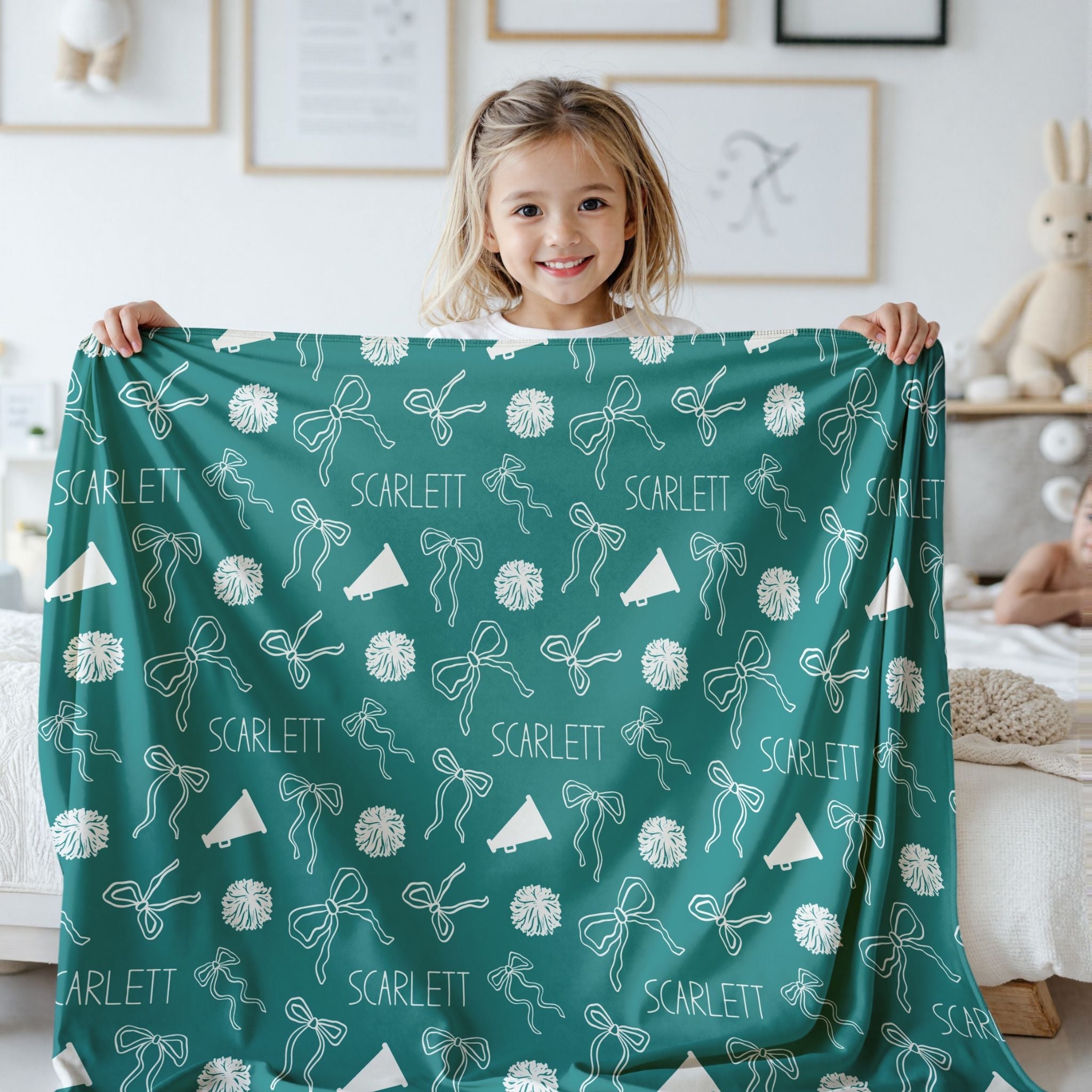 Cheer Bows Minky Blanket - Twinklette™