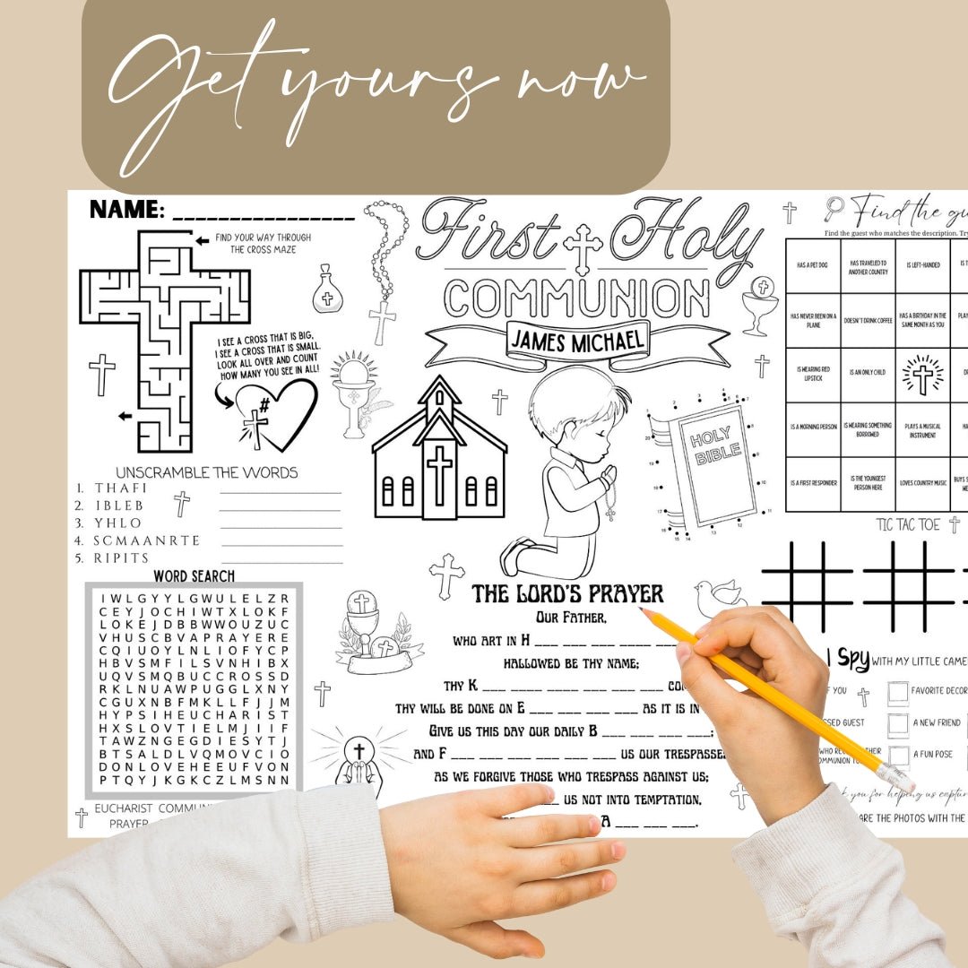 Communion Placemat - Twinklette™