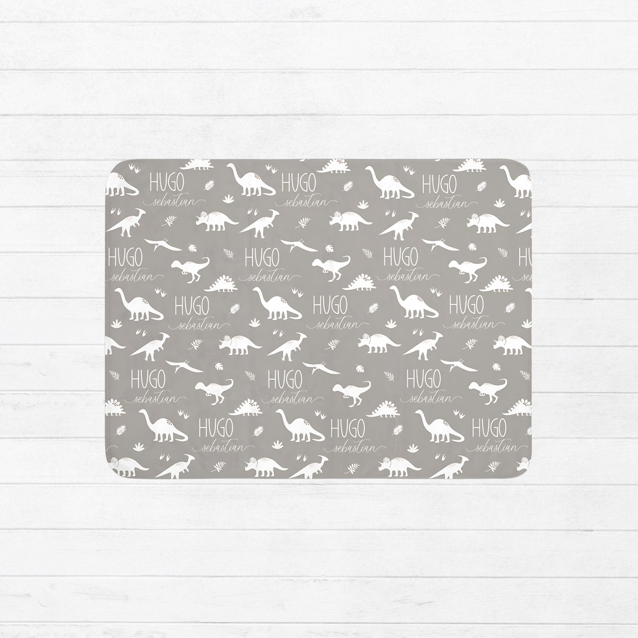 Dinosaur Baby Sherpa Blanket - Twinklette™