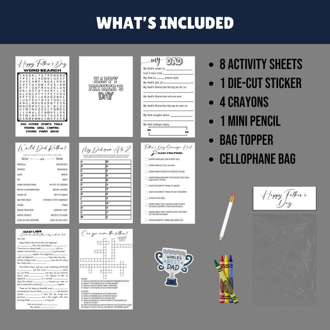 Father's Day Activity Pack - Twinklette™