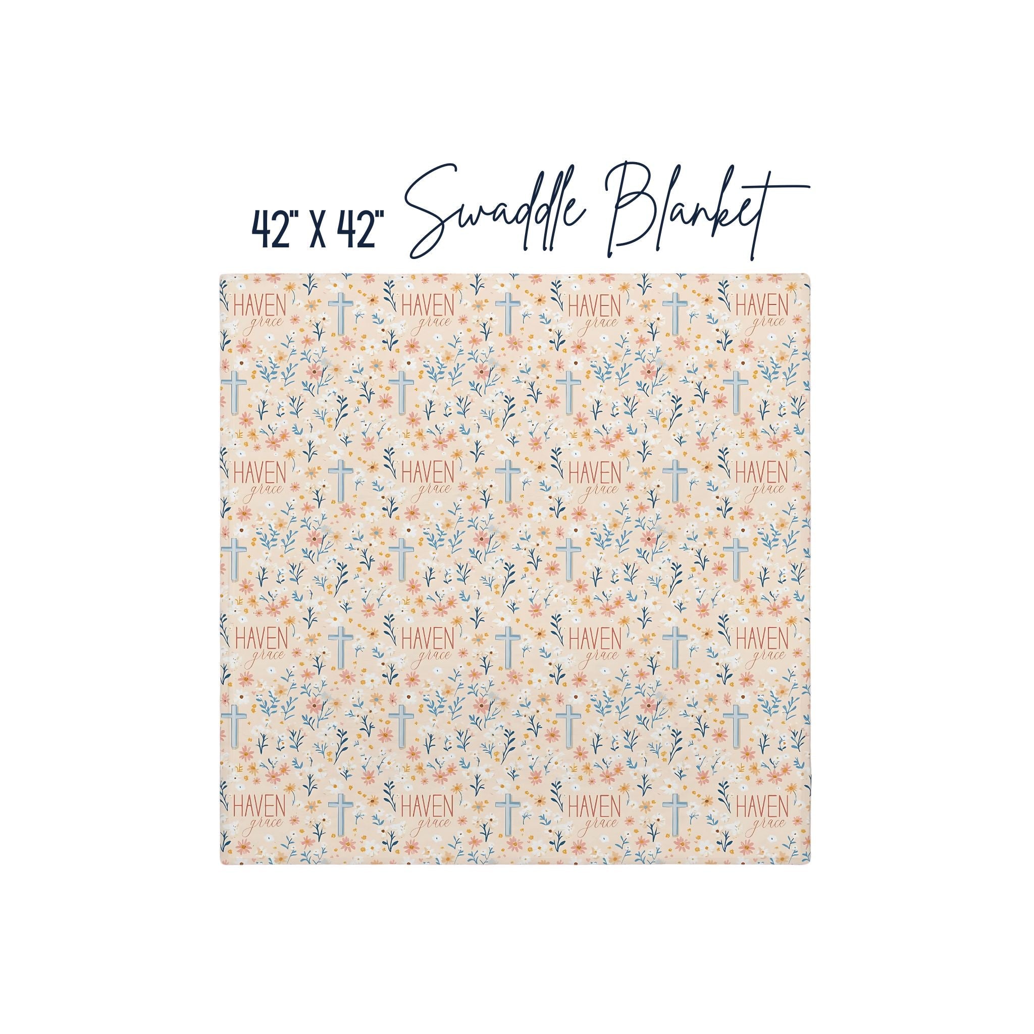 Floral Faith Pink Swaddle Set - Twinklette™