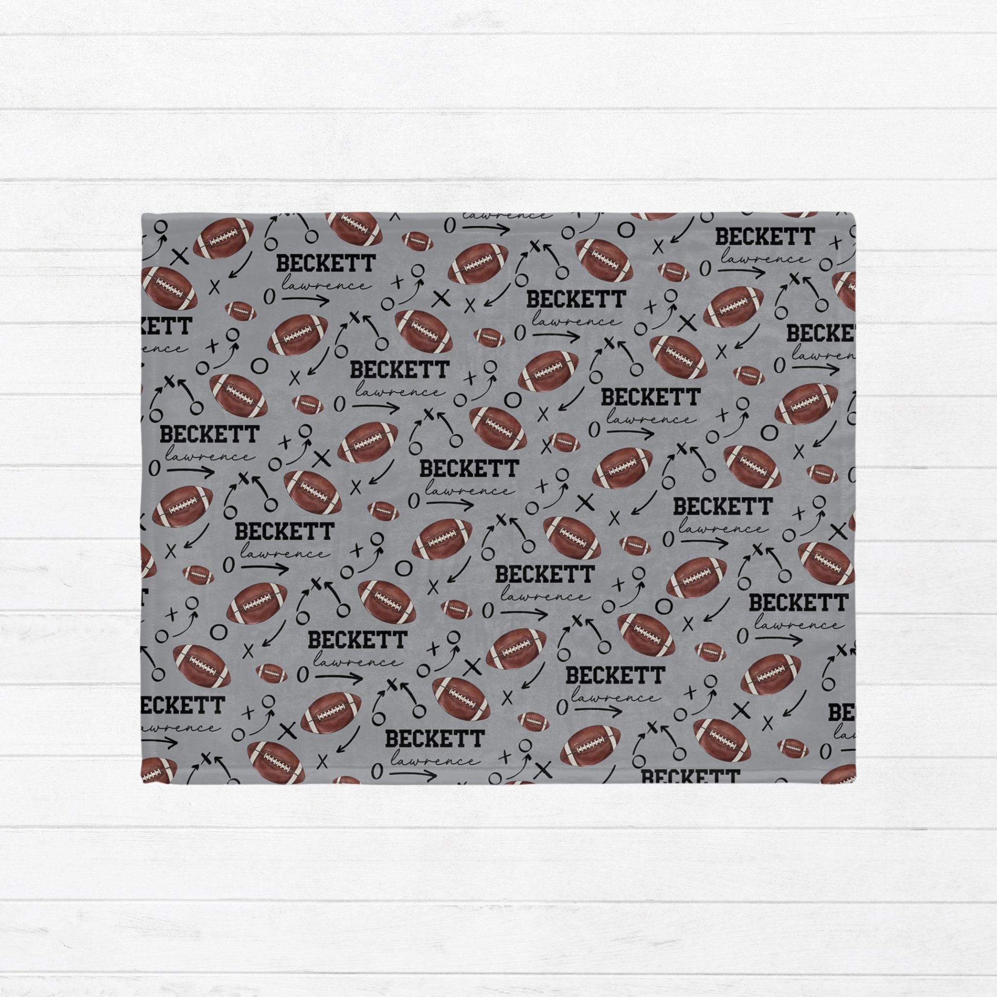 Football Baby Minky Blanket - Twinklette™