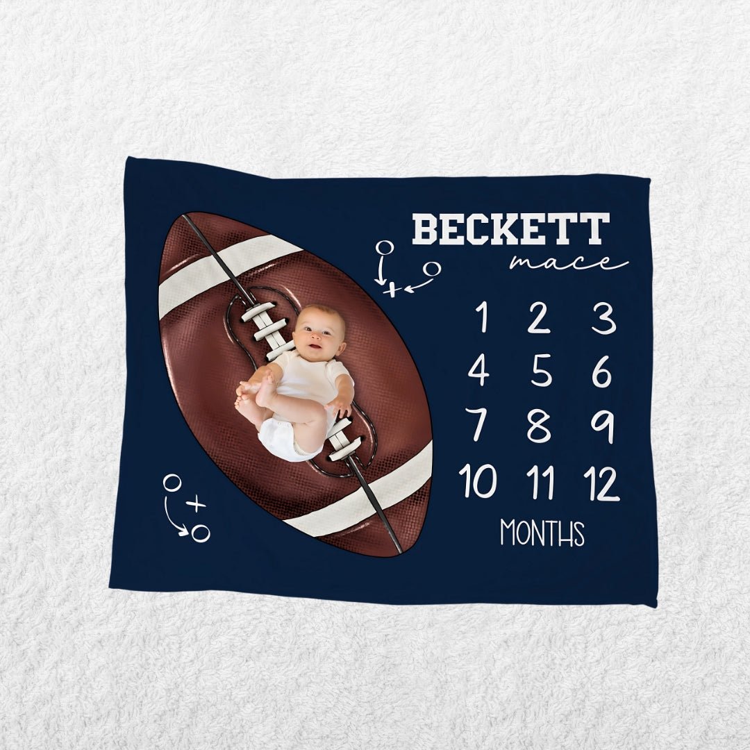 Football Milestone Blanket - Twinklette™