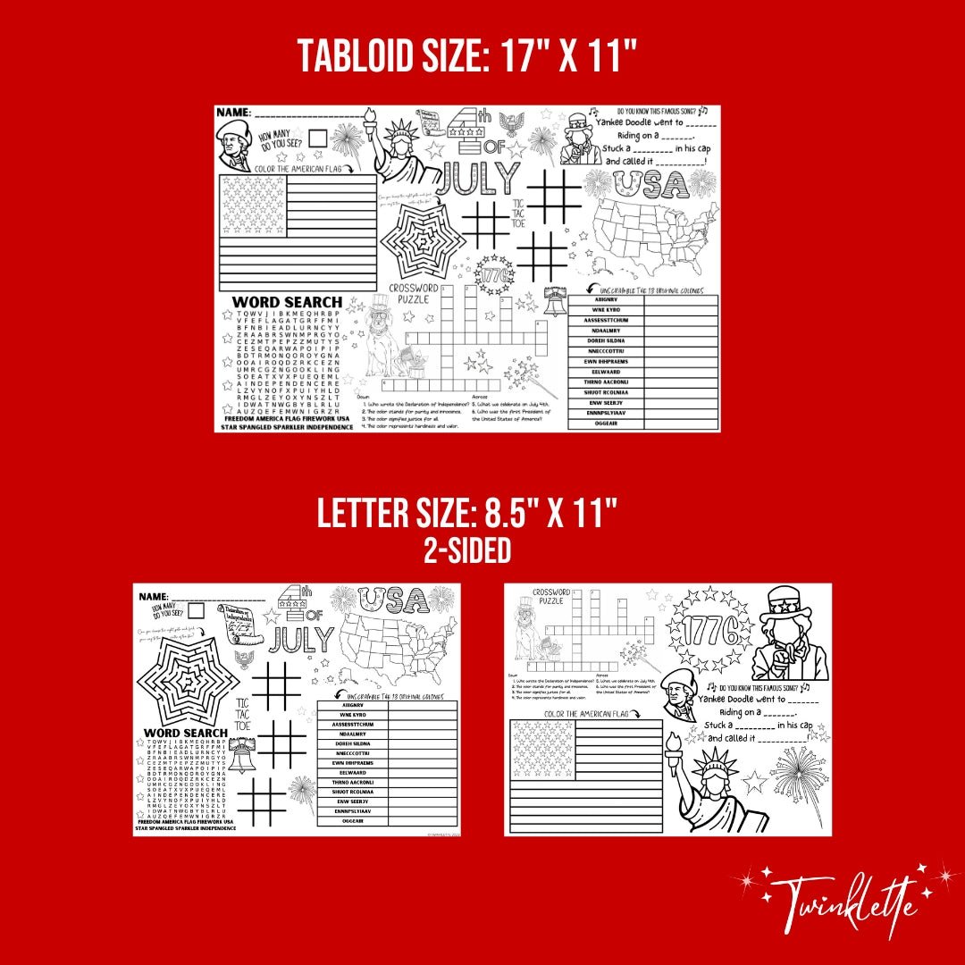 Fourth of July Placemat - Twinklette™