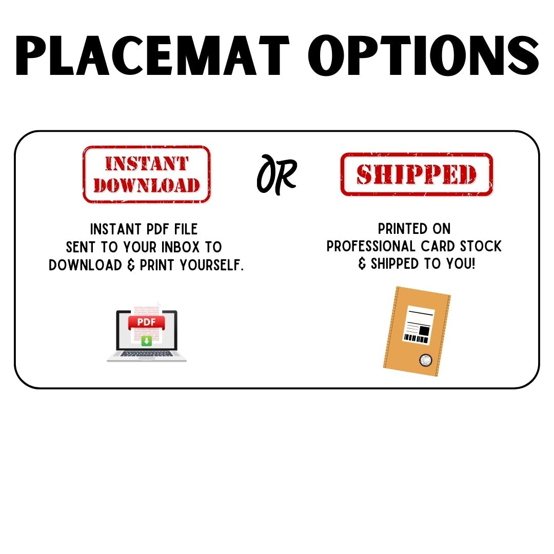 Graduation Placemat - Twinklette™
