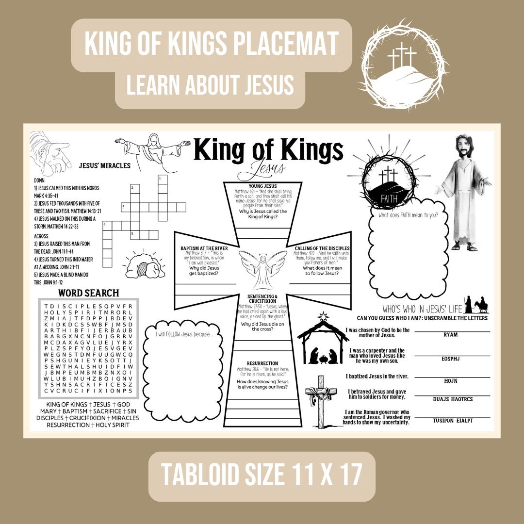 King of Kings Placemat - Twinklette™