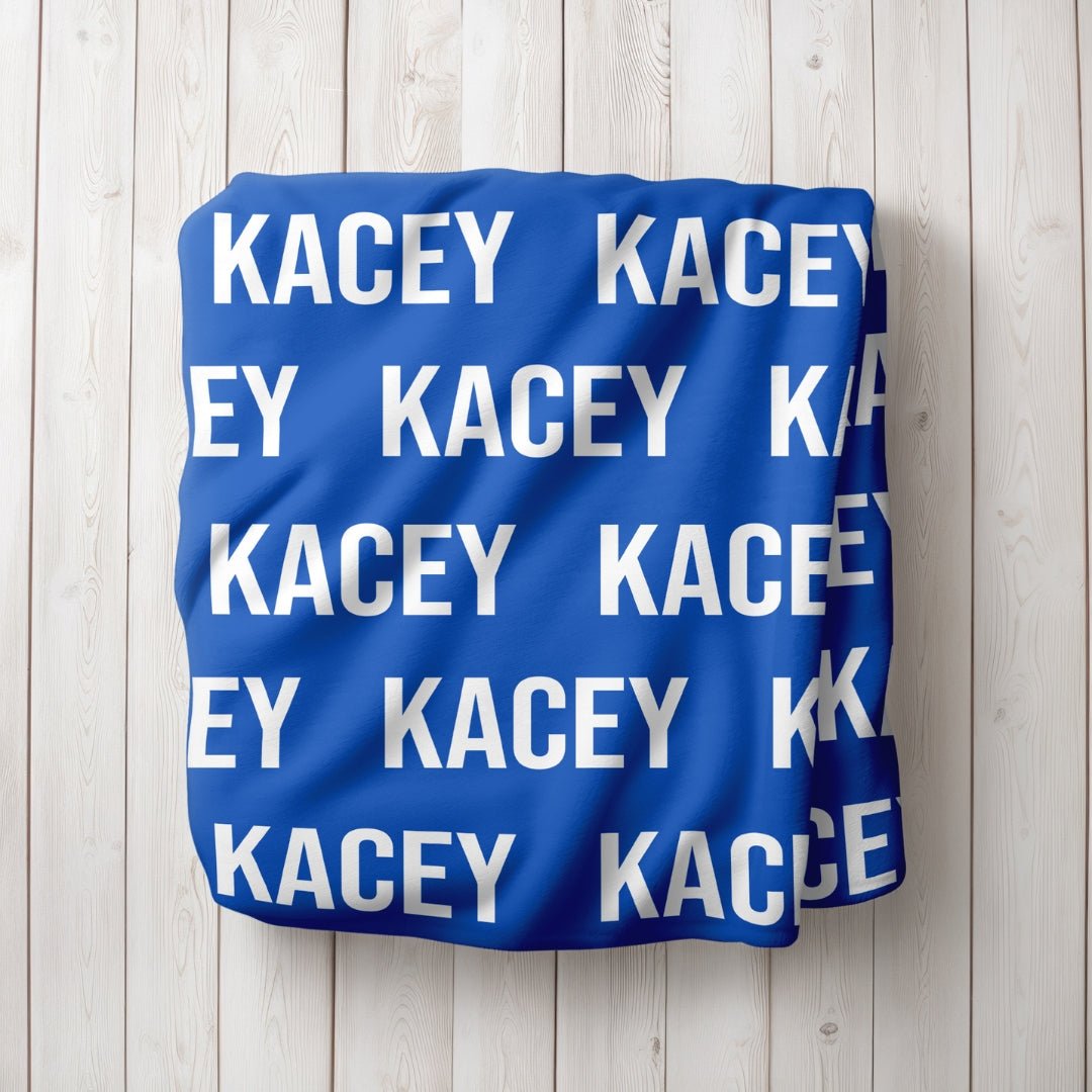 Name Block Blanket - Twinklette™