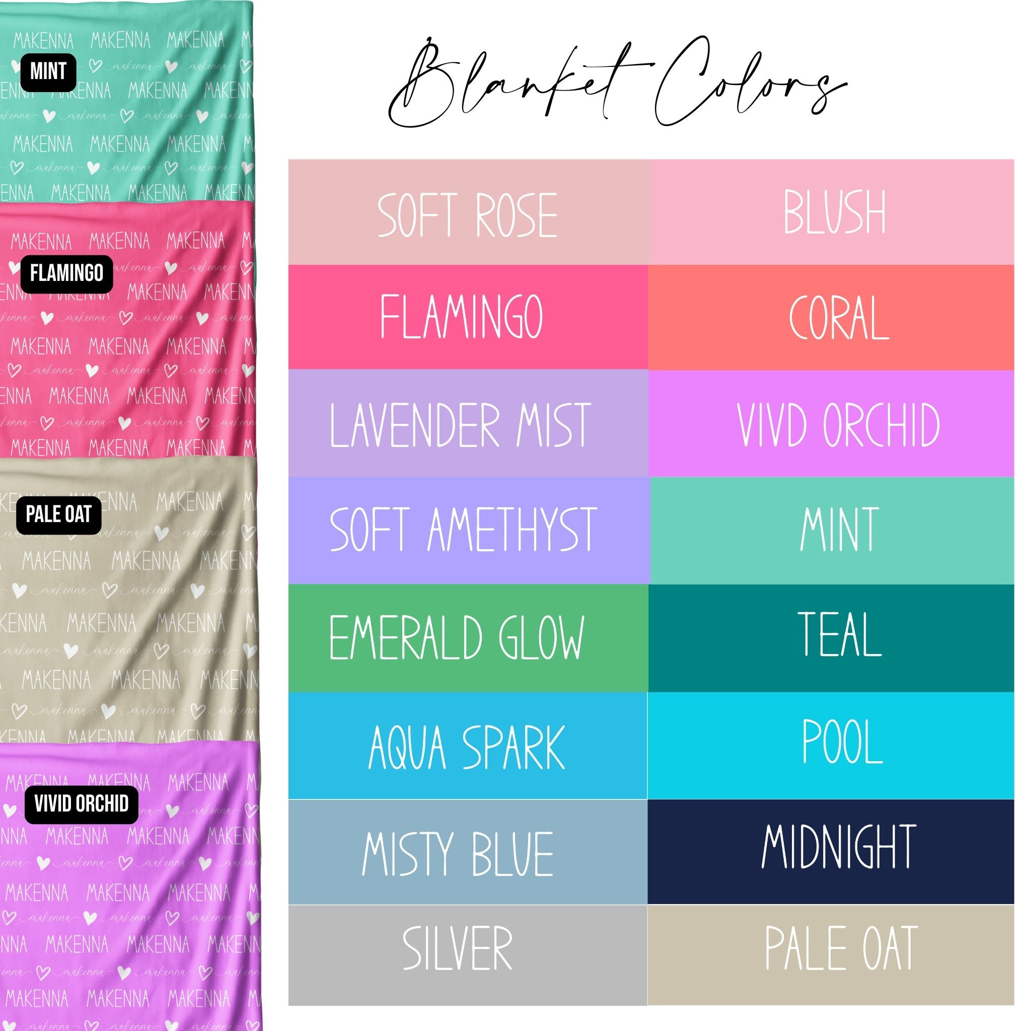 Name Heart Blanket - Twinklette™