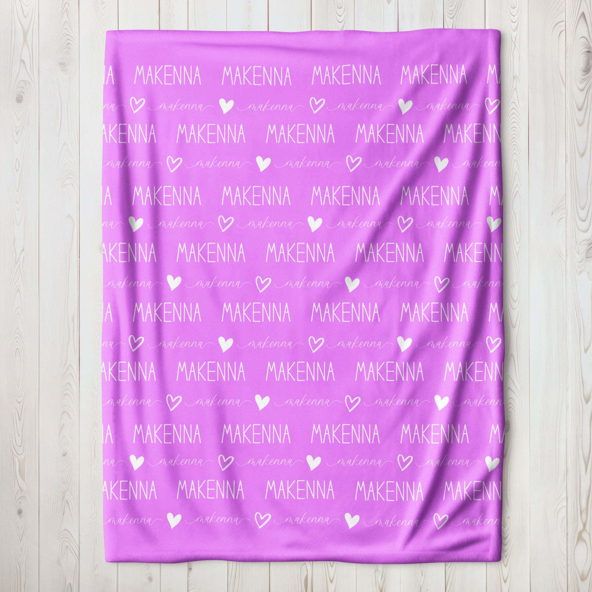 Name Heart Blanket - Twinklette™