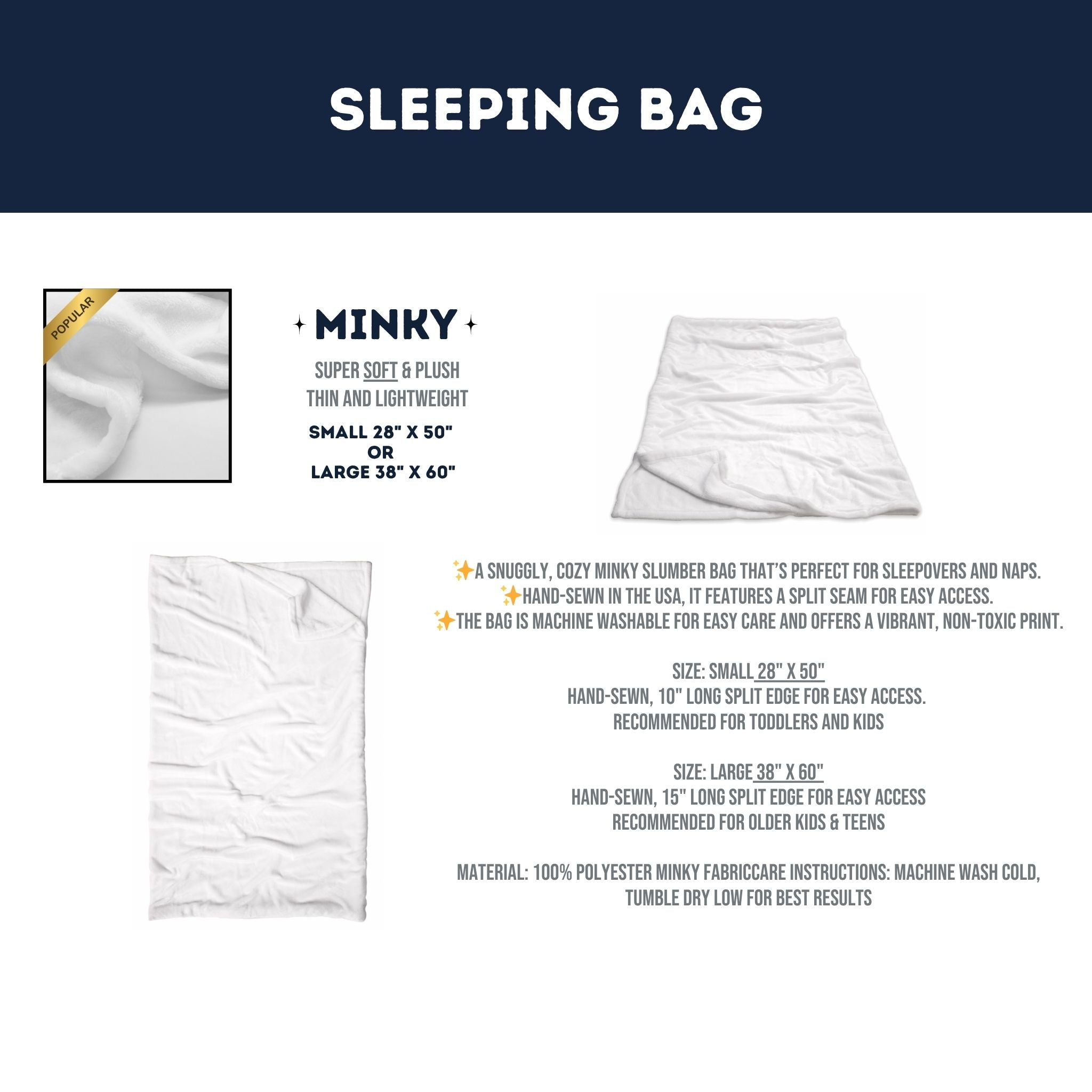 Pink Ghost Sleeping Bag - Twinklette™