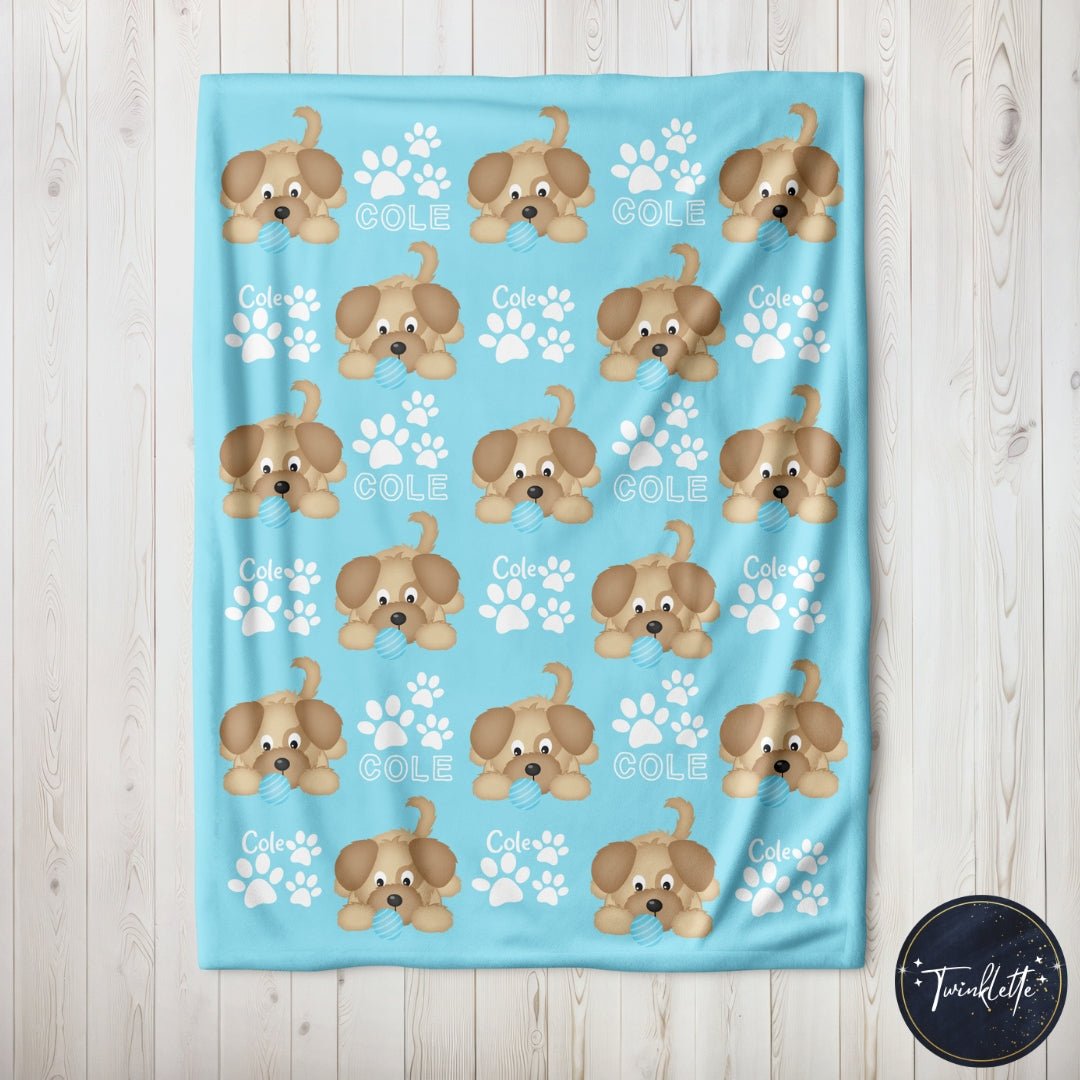 Puppy Name Blanket - Twinklette™