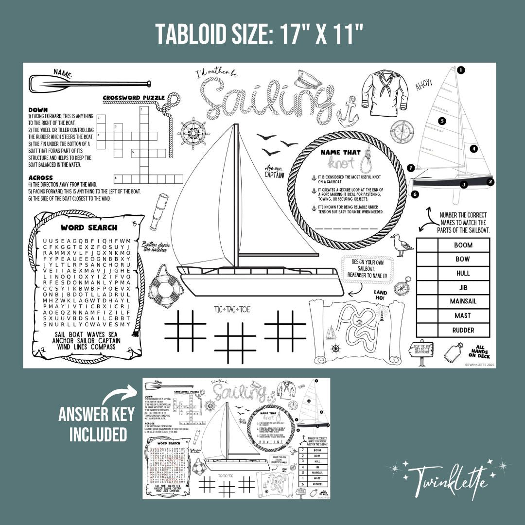 Sailing Placemat - Twinklette™