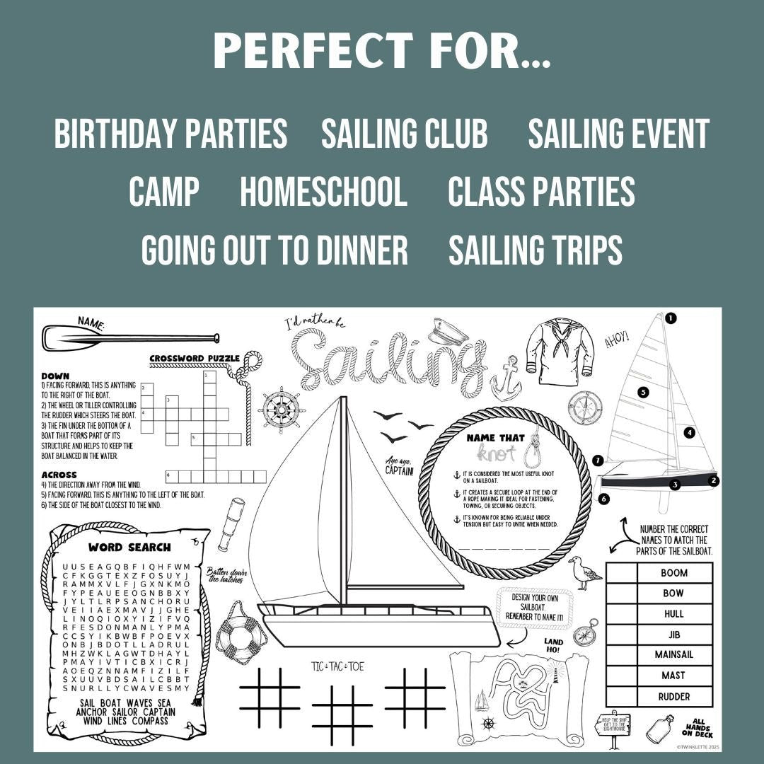 Sailing Placemat - Twinklette™