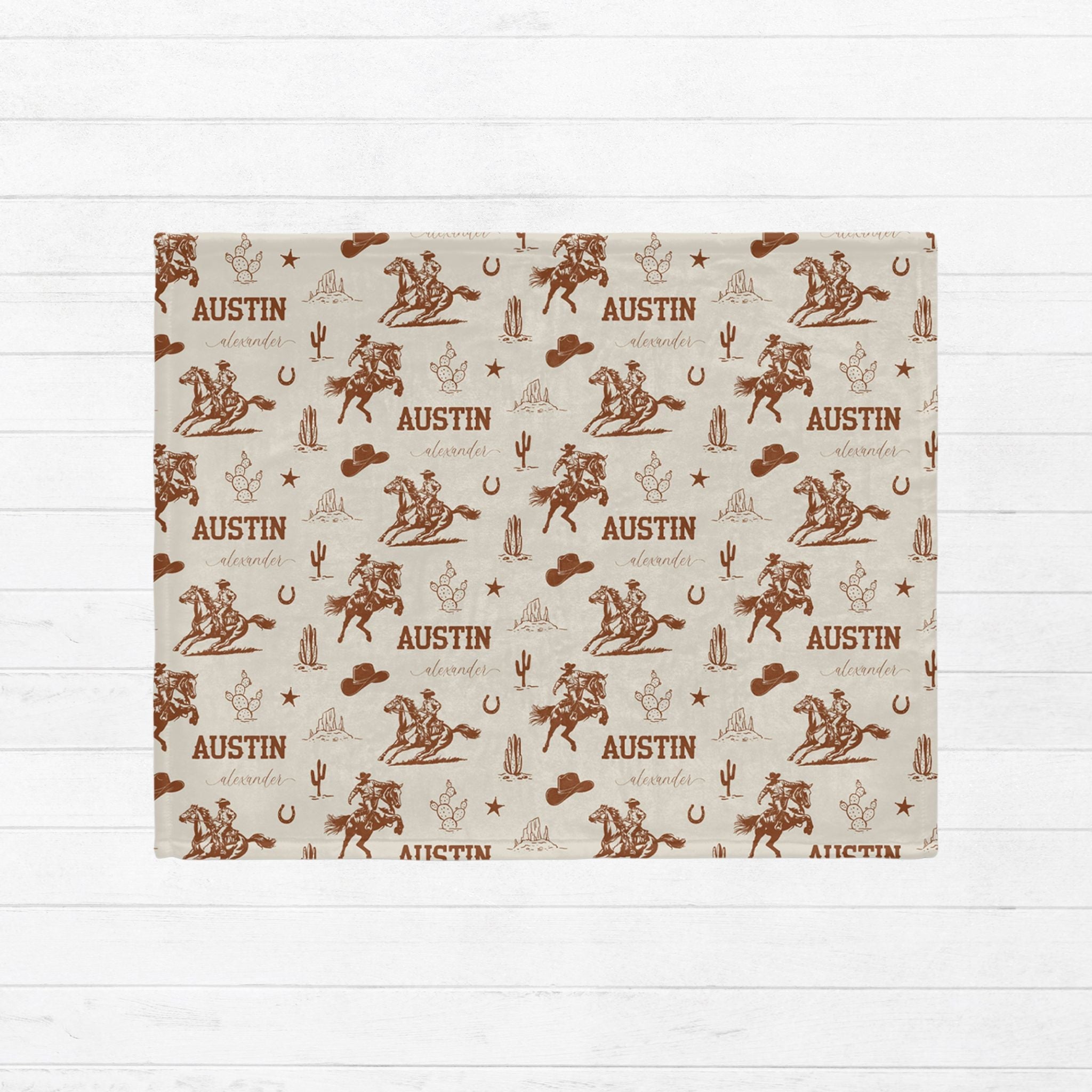 Western Baby Minky Blanket - Twinklette™