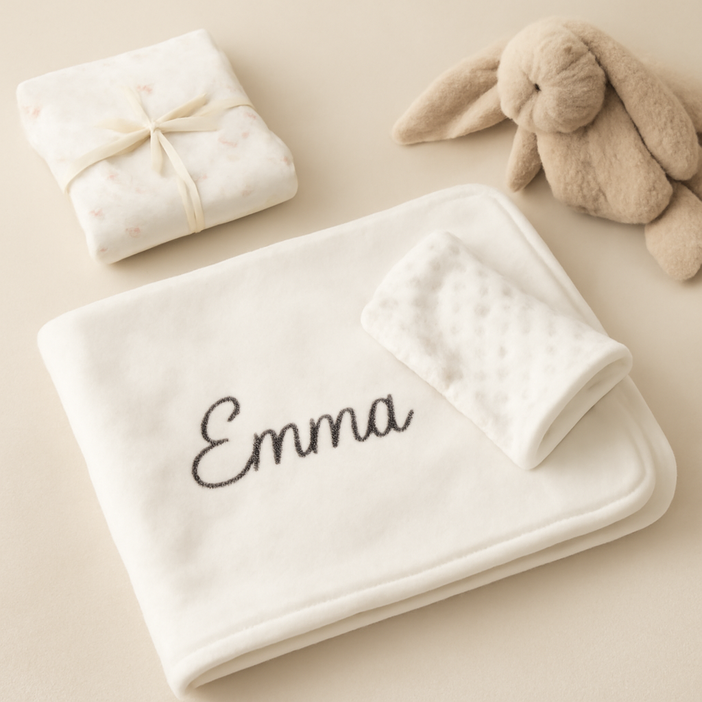 Create Cozy Memories with Personalized Baby Blankets & Swaddles