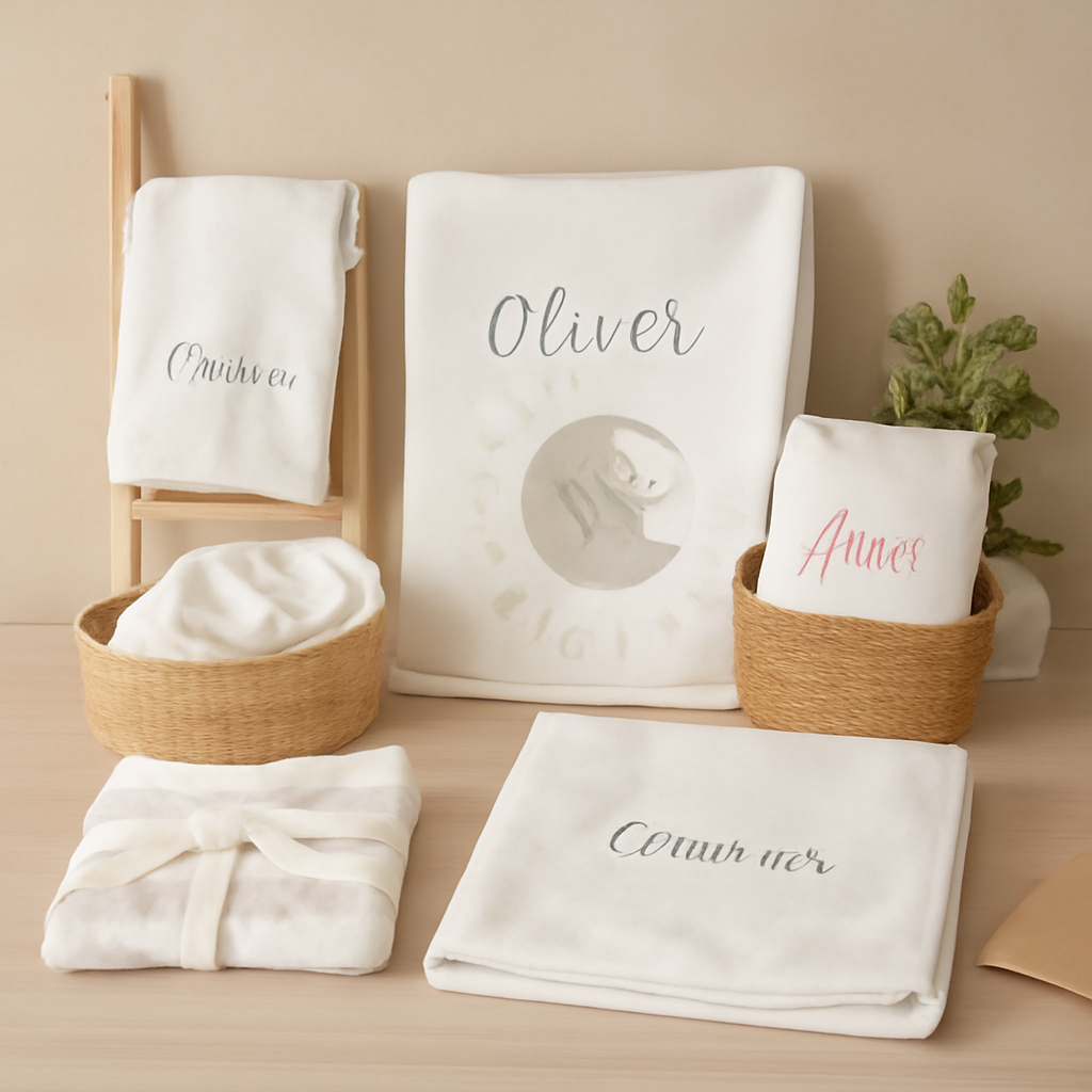 Meaningful Personalized Baby Blankets & Swaddle Sets Gifts