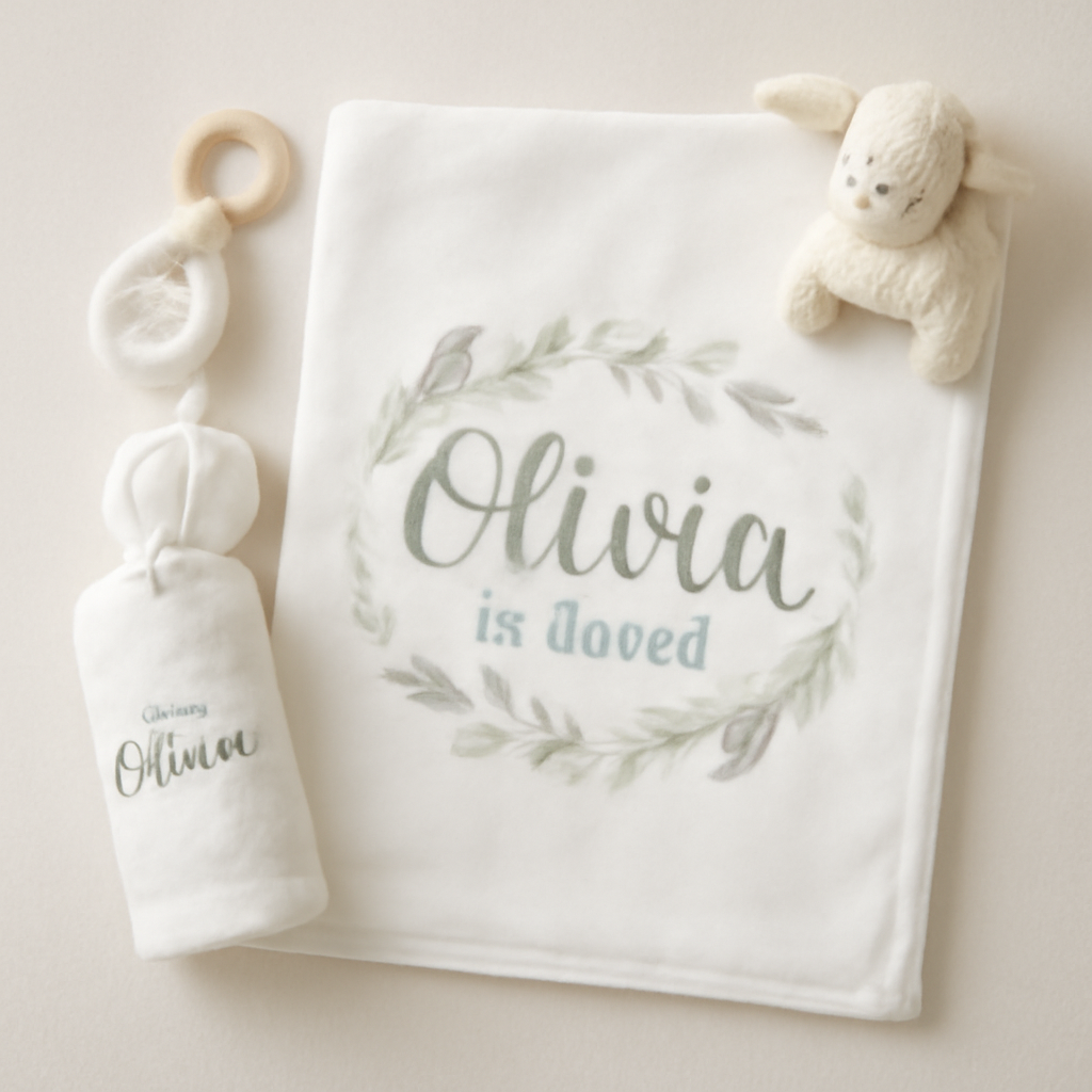 Personalized Baby Blankets & Swaddle Sets for Lasting Love