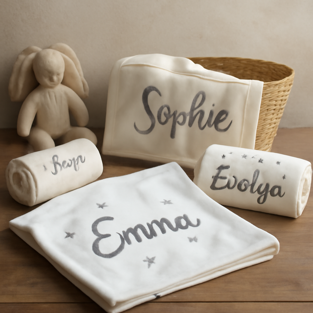 Personalized Baby Blankets & Swaddle Sets for Unique Nursery Joy