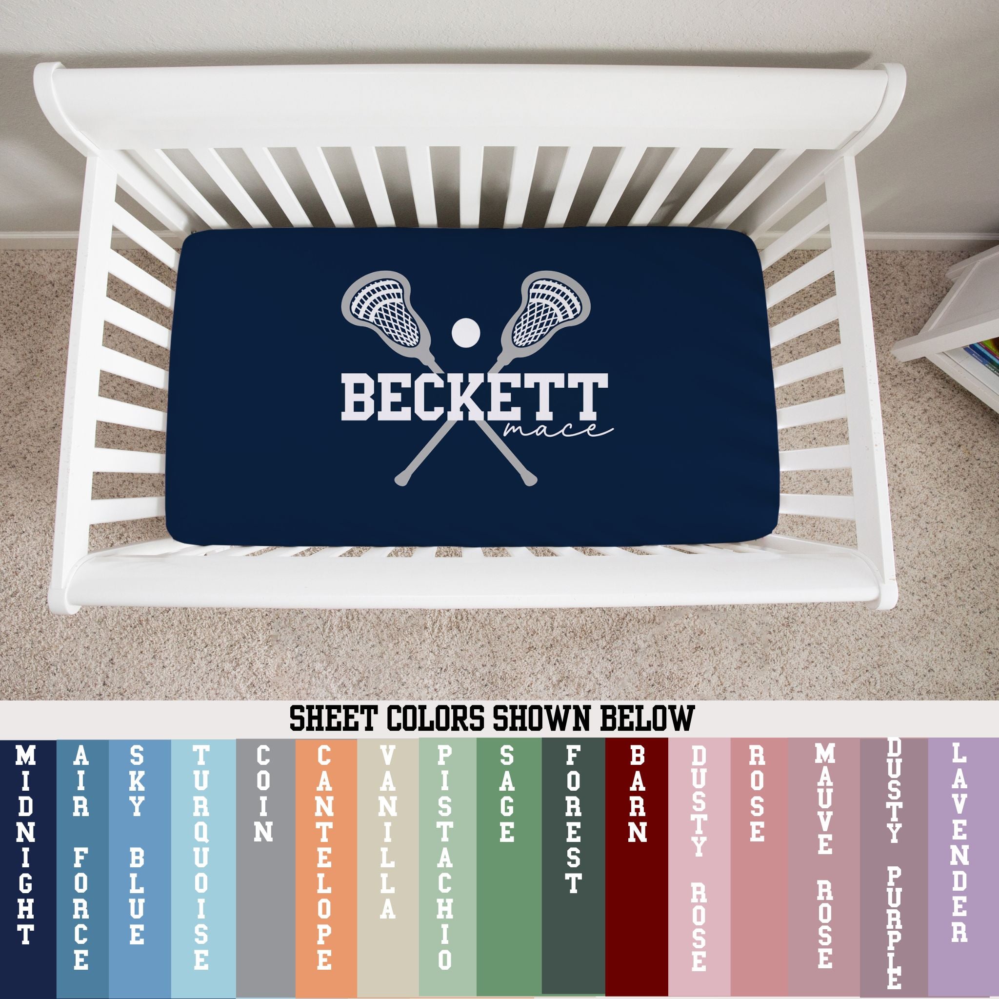 Lacrosse Crib Sheet
