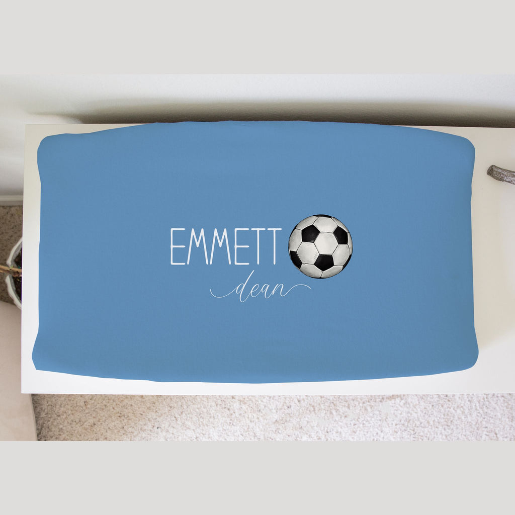 Soccer Changing Pad Cover