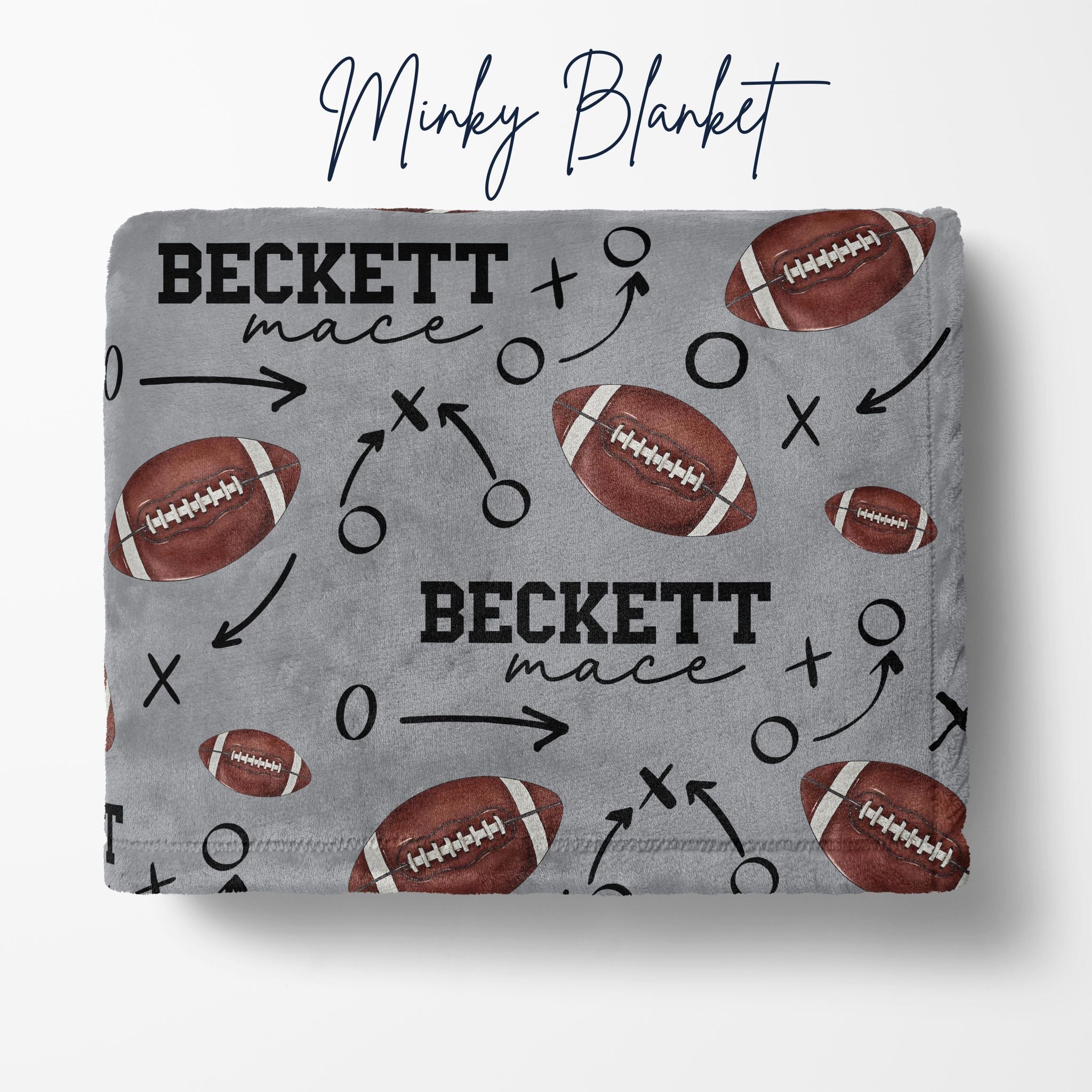 Football Baby Swaddle Set