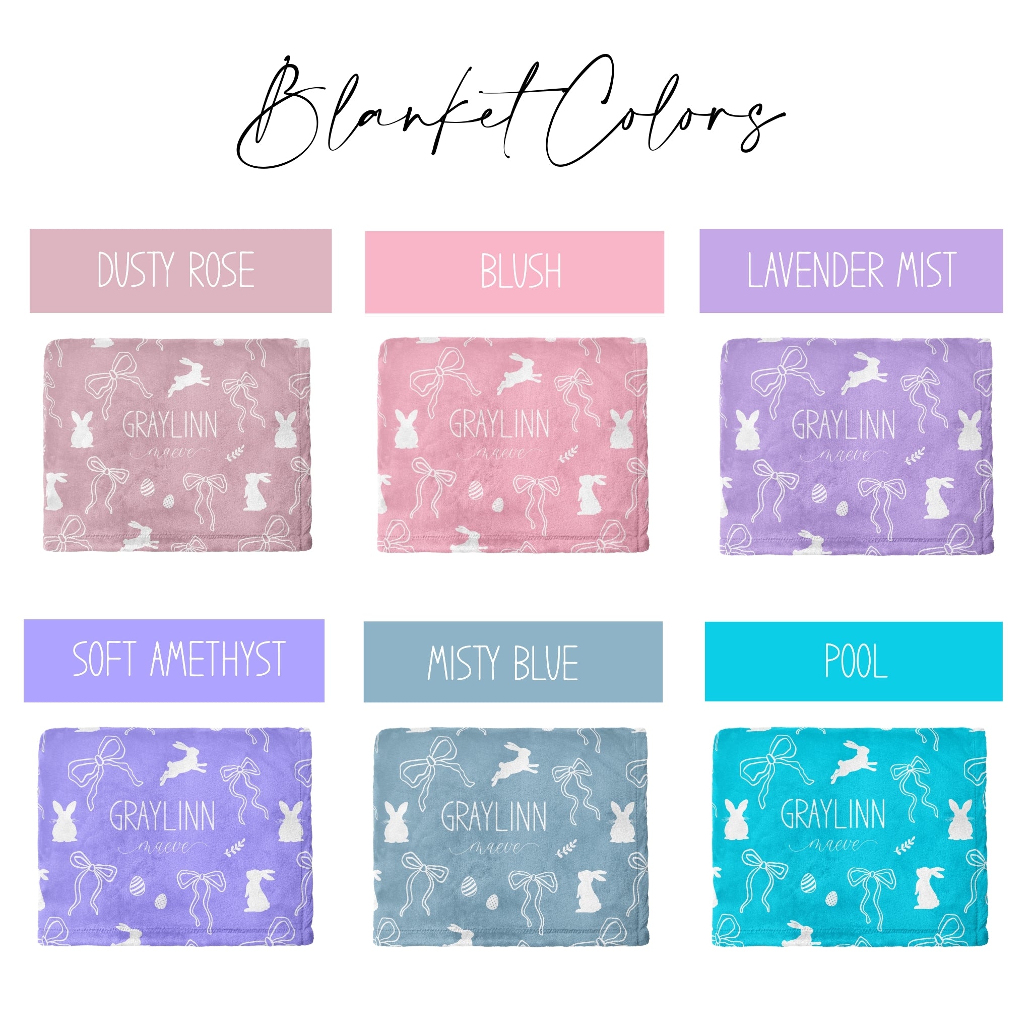 Bunny Bows Baby Swaddle Bundle