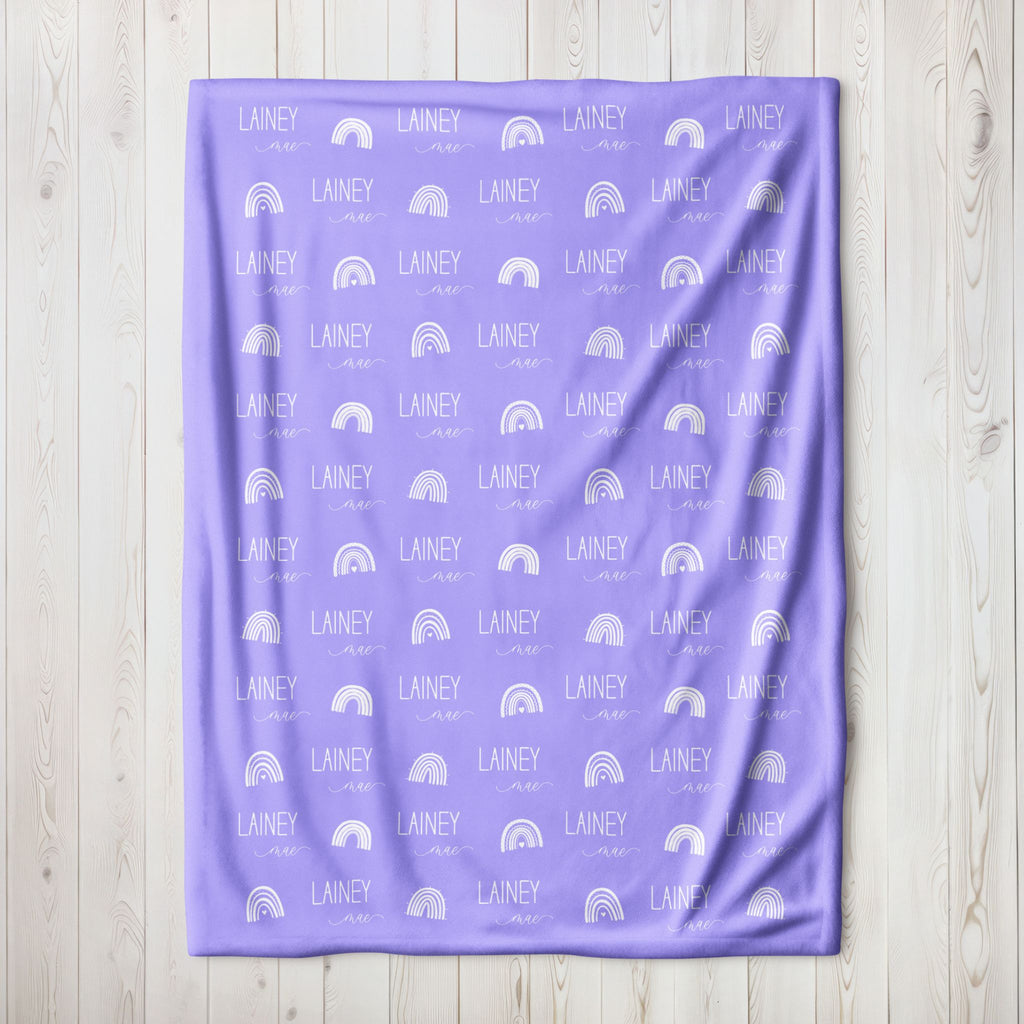 Rainbow Minky Blanket