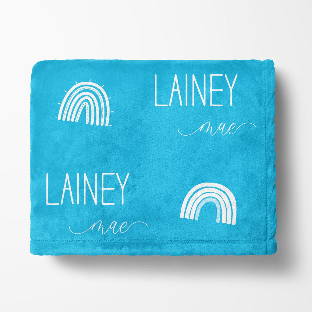 Rainbow Minky Blanket