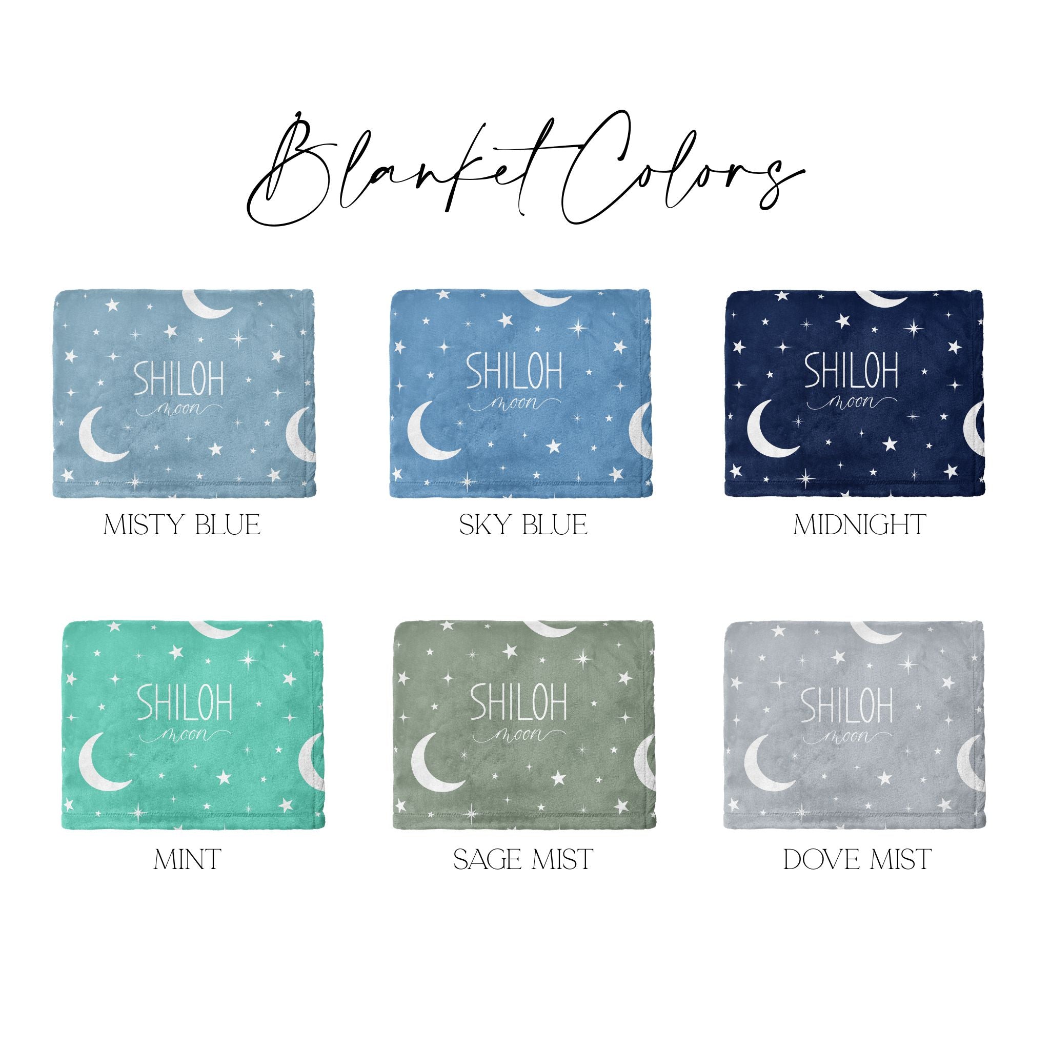 Celestial Baby Minky Blanket