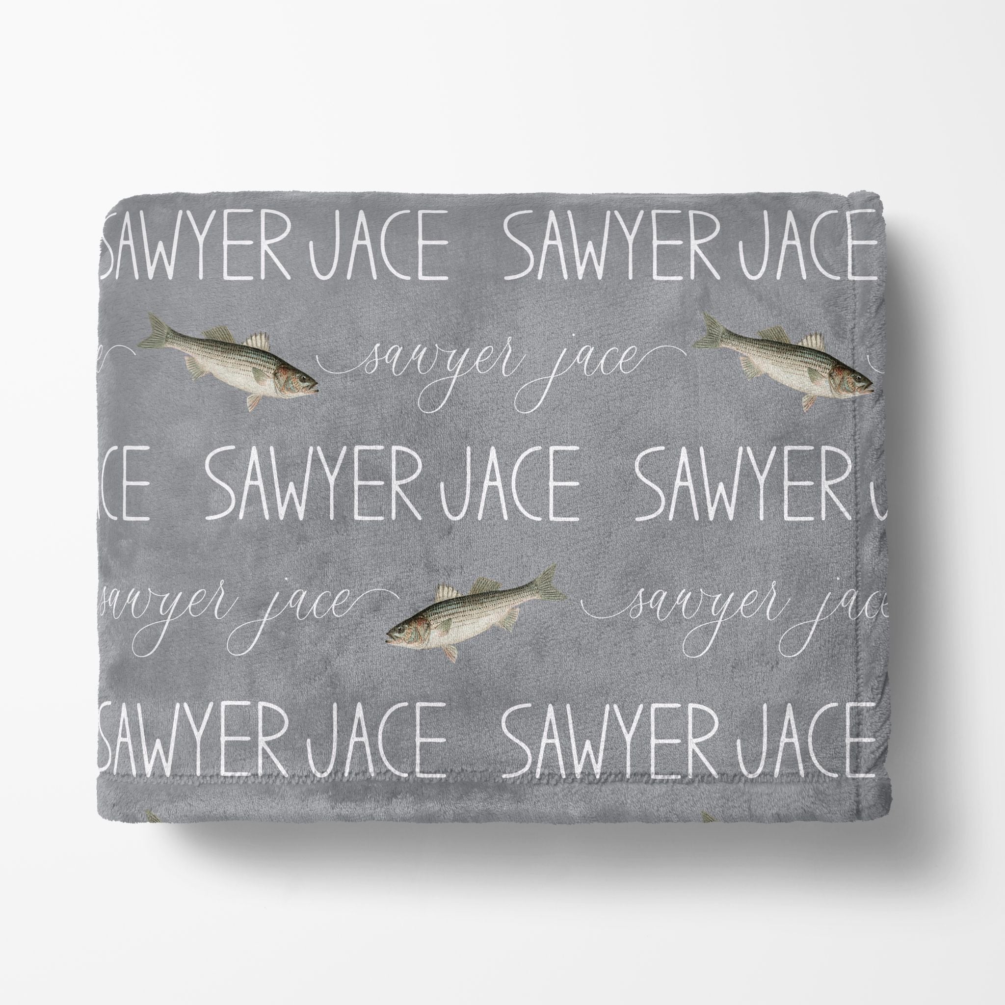 Fish Name Blanket