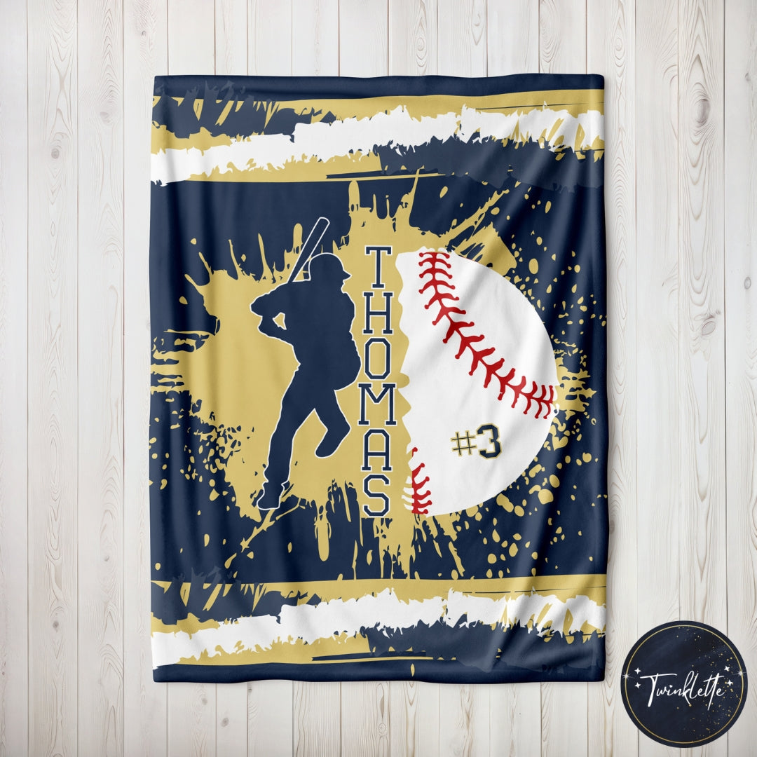 personalized baseball player towel