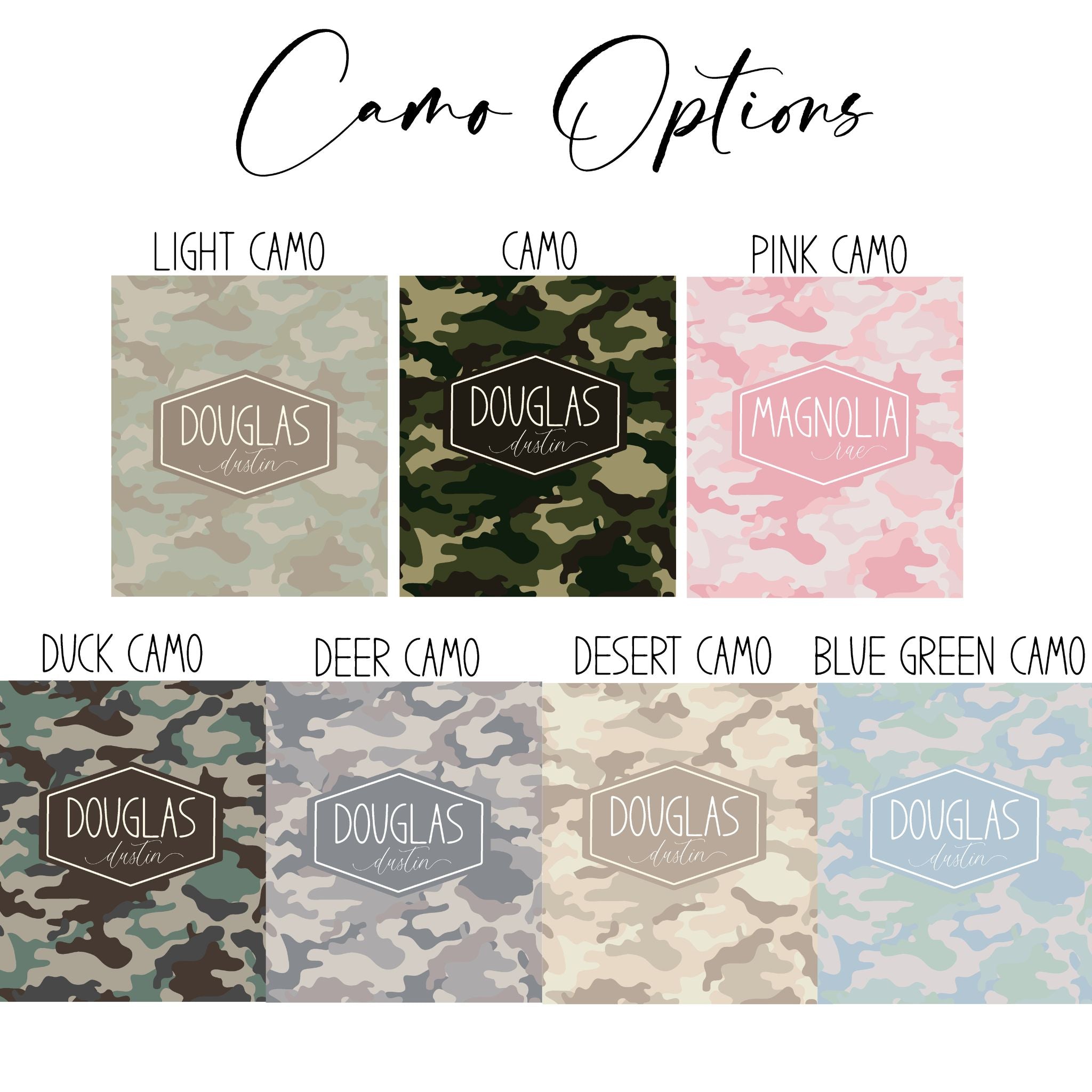 Camo Changing Pad Cover