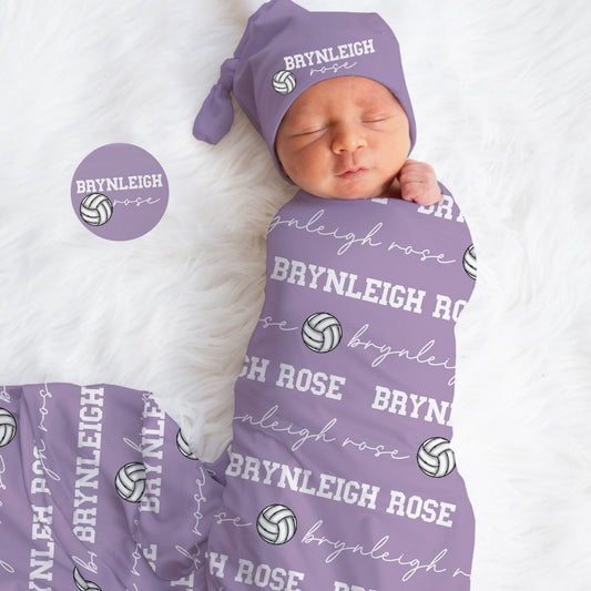 volleyball baby swaddle