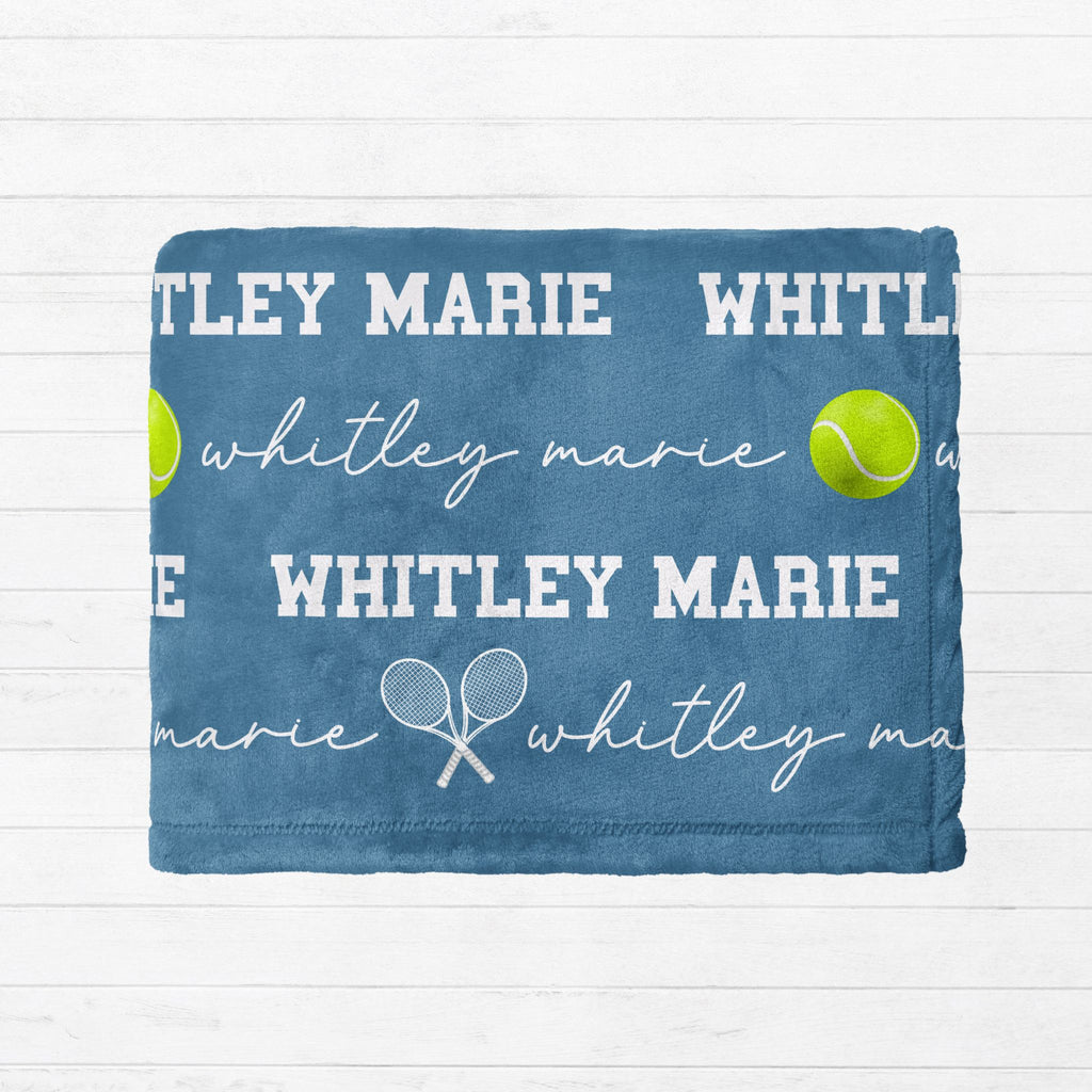 Tennis Name Blanket