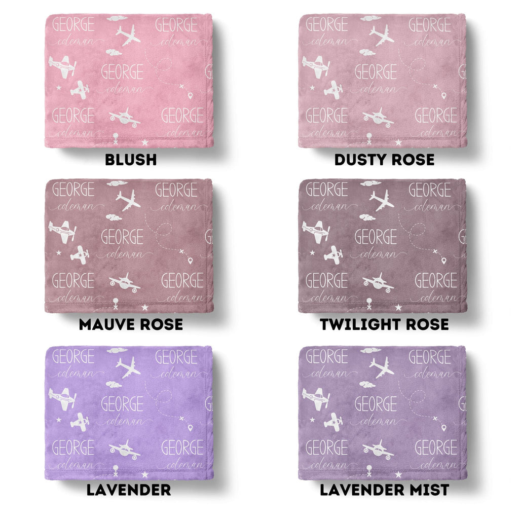 Airplane Baby Minky Blanket - Twinklette™