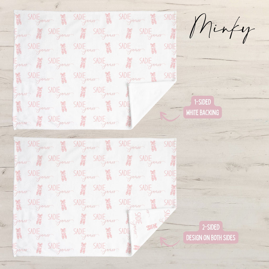 Ballet Baby Minky Blanket - Twinklette™