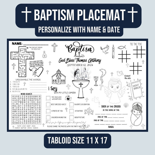 Baptism Placemat - Twinklette™